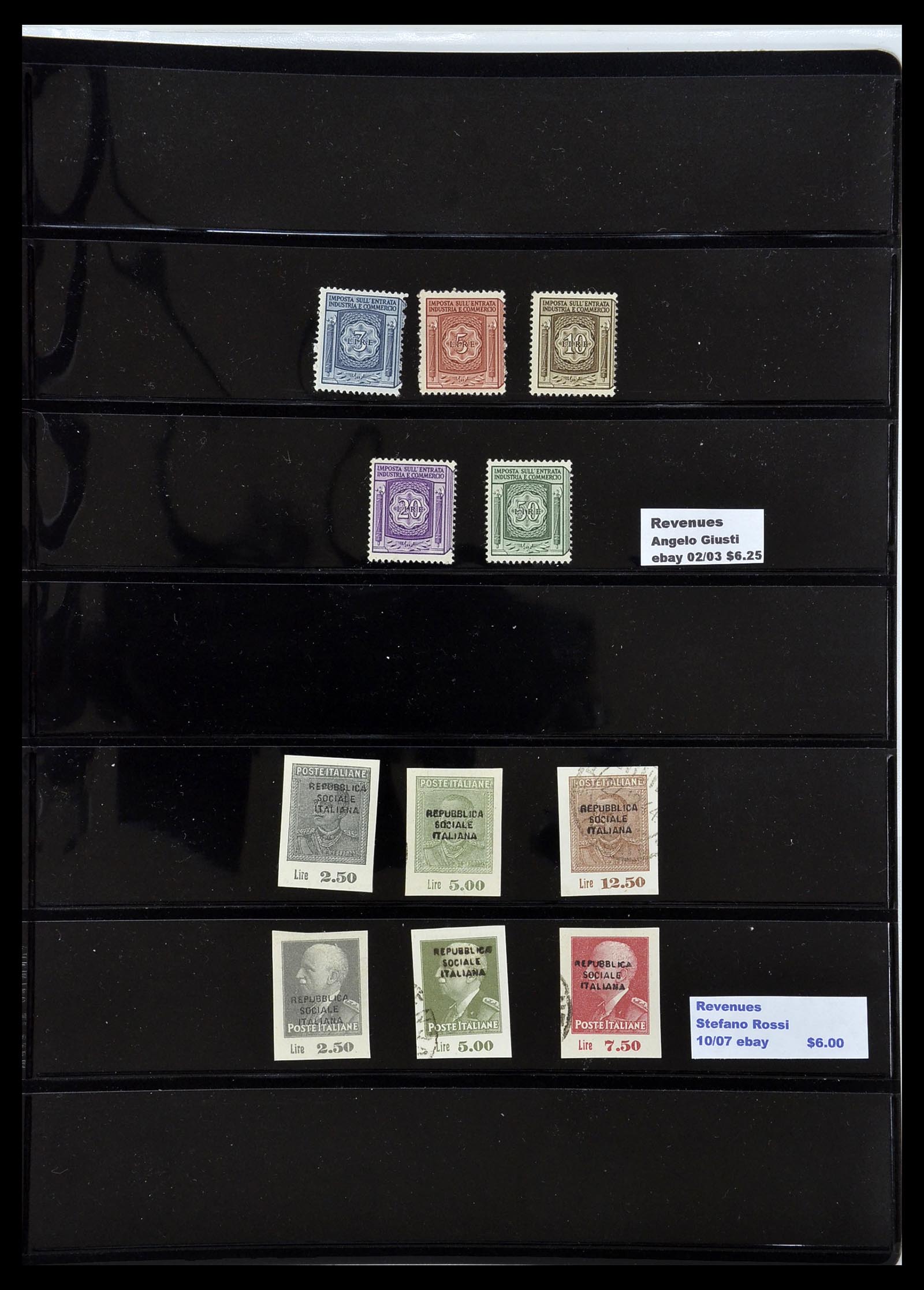 34227 070 - Postzegelverzameling 34227 Italië R.S.I. 1943-1945.