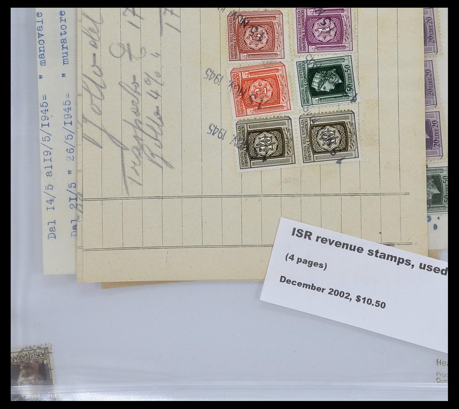34227 072 - Postzegelverzameling 34227 Italië R.S.I. 1943-1945.