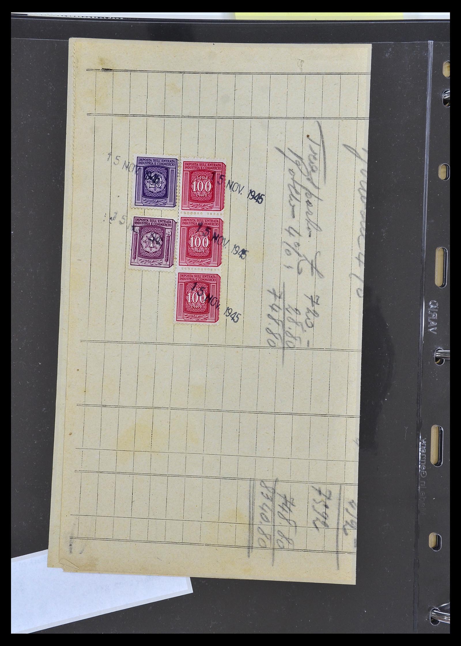 34227 073 - Postzegelverzameling 34227 Italië R.S.I. 1943-1945.