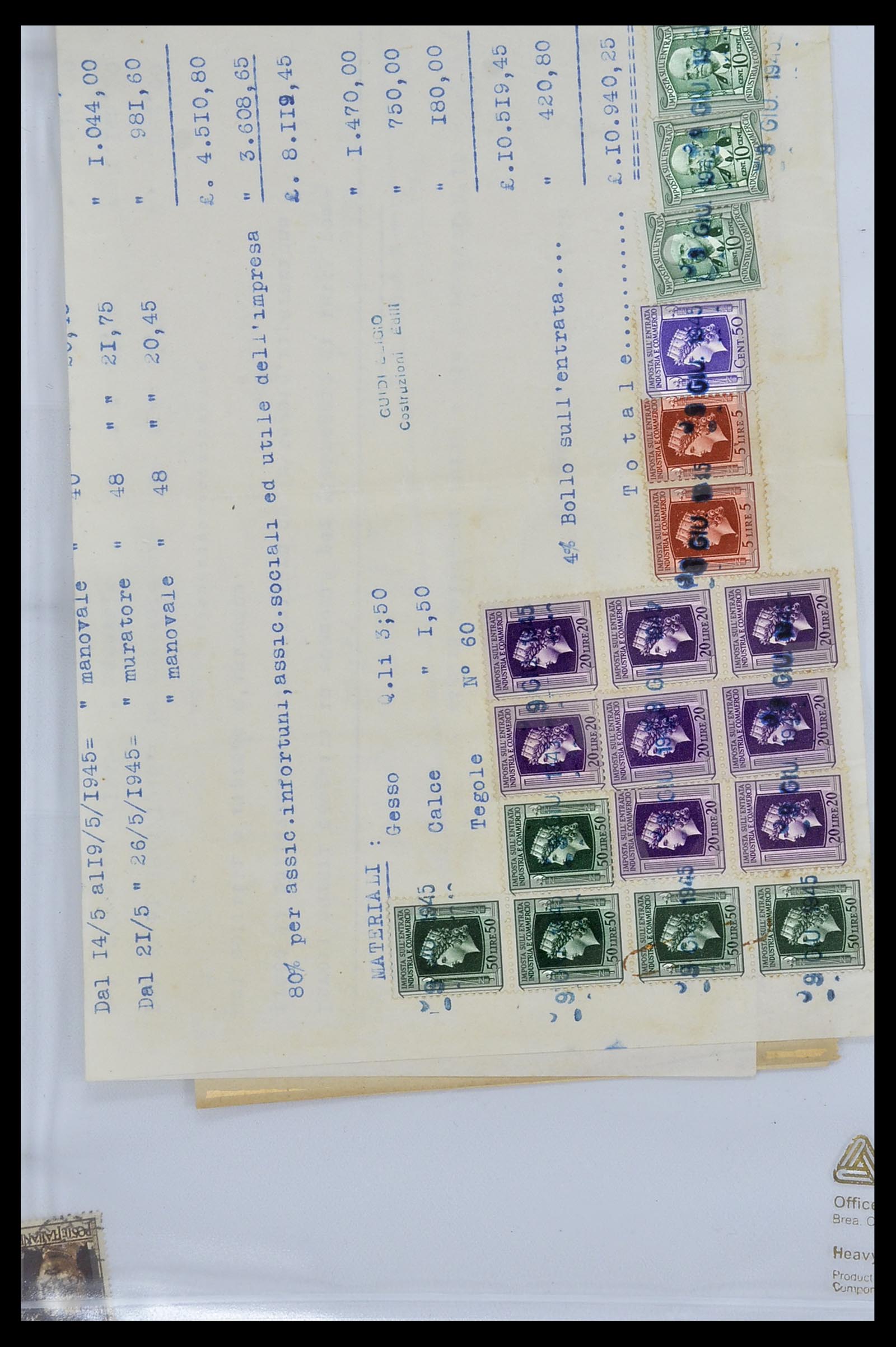 34227 074 - Postzegelverzameling 34227 Italië R.S.I. 1943-1945.