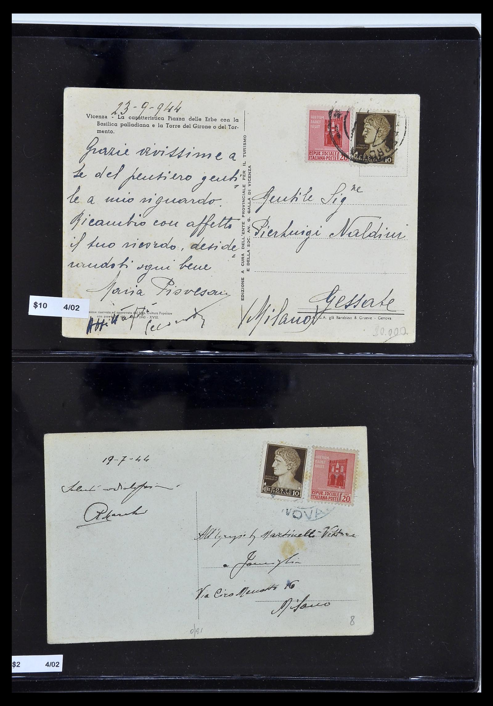 34227 102 - Postzegelverzameling 34227 Italië R.S.I. 1943-1945.