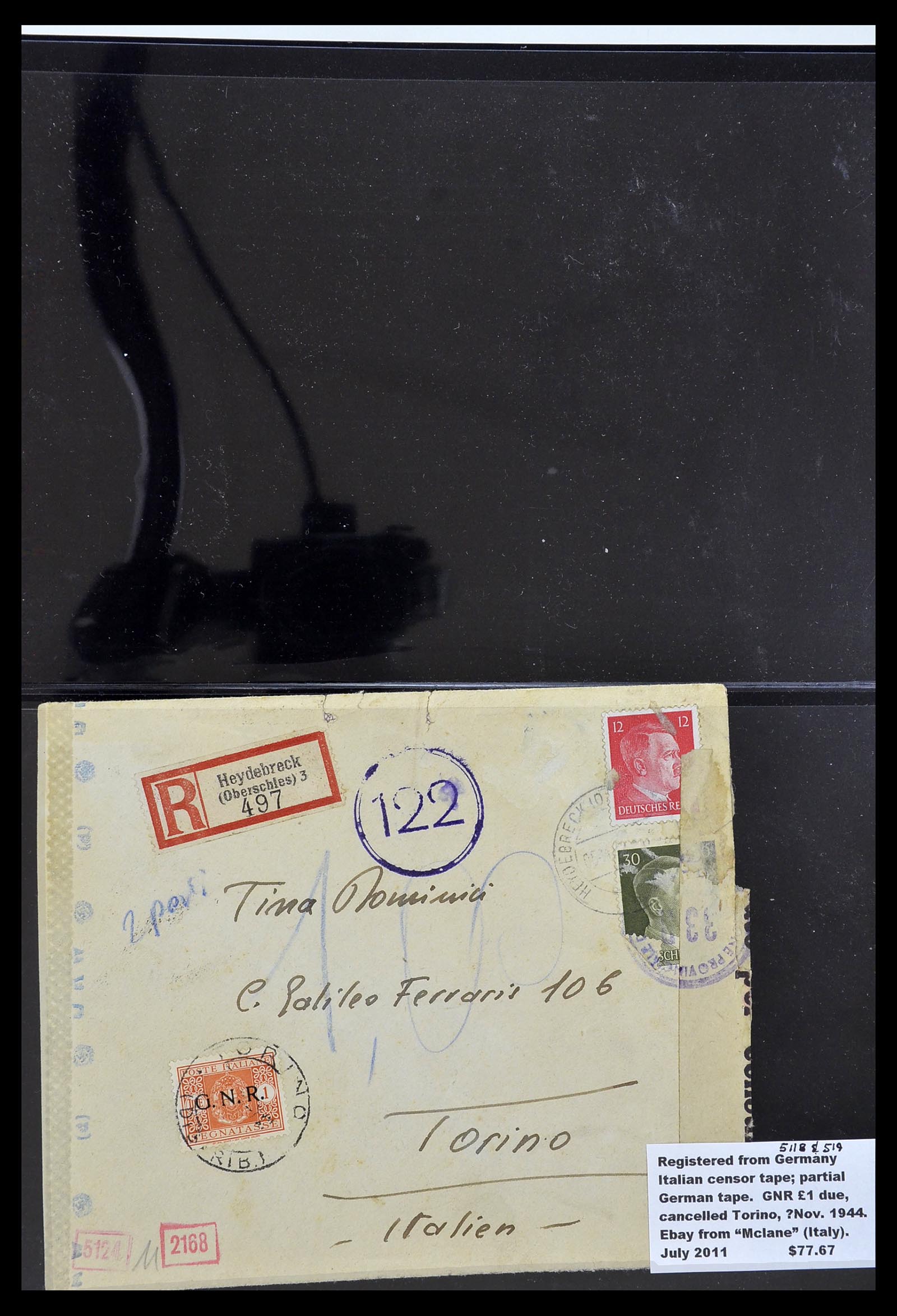 34227 123 - Postzegelverzameling 34227 Italië R.S.I. 1943-1945.