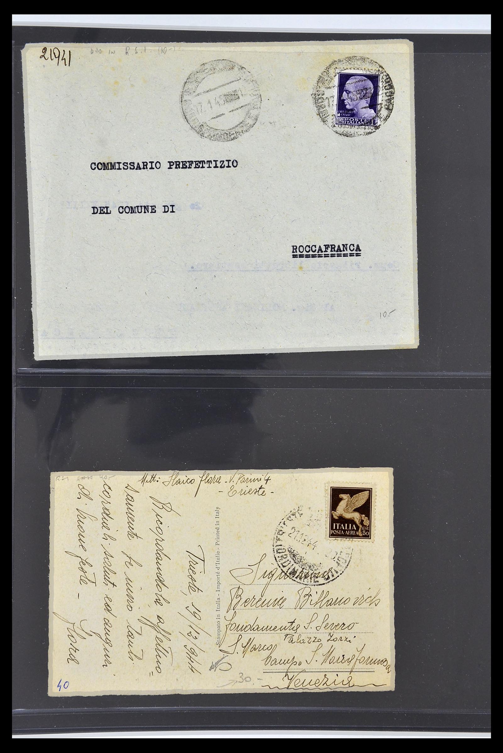 34227 134 - Postzegelverzameling 34227 Italië R.S.I. 1943-1945.