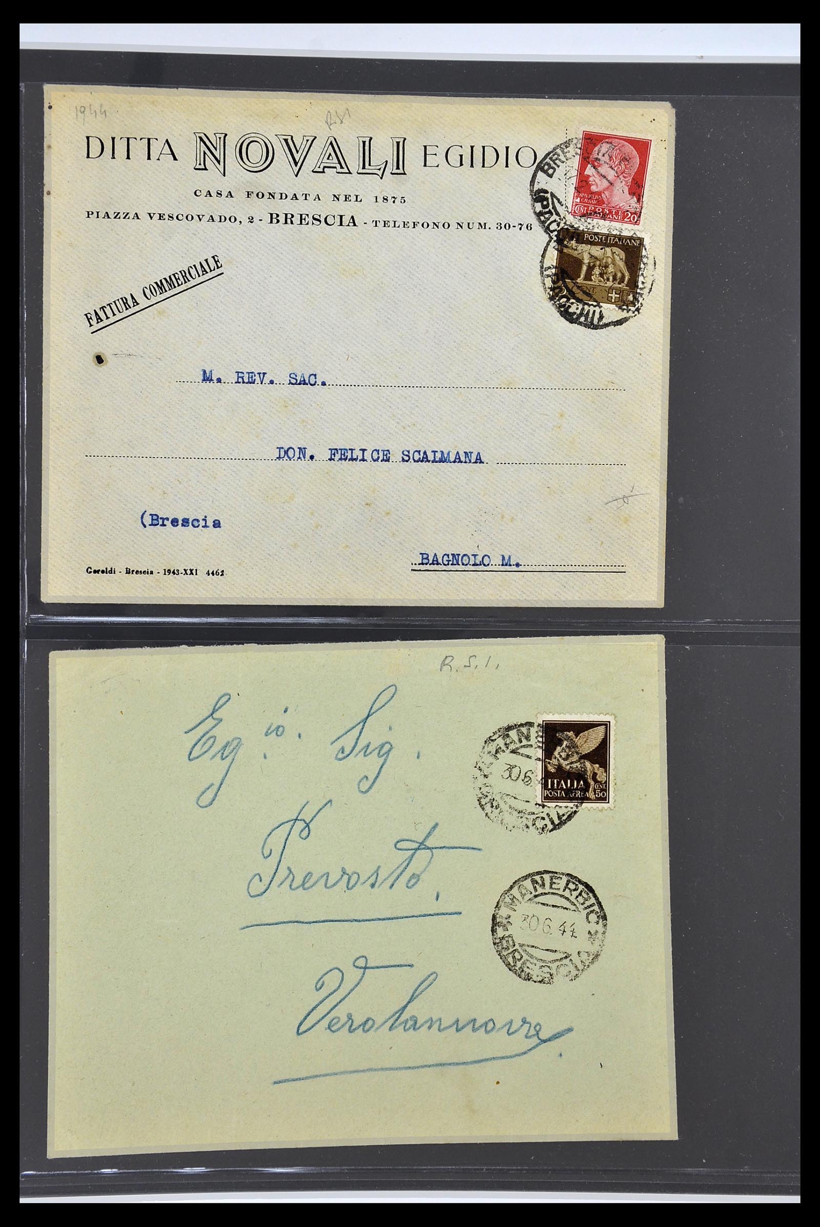 34227 136 - Postzegelverzameling 34227 Italië R.S.I. 1943-1945.