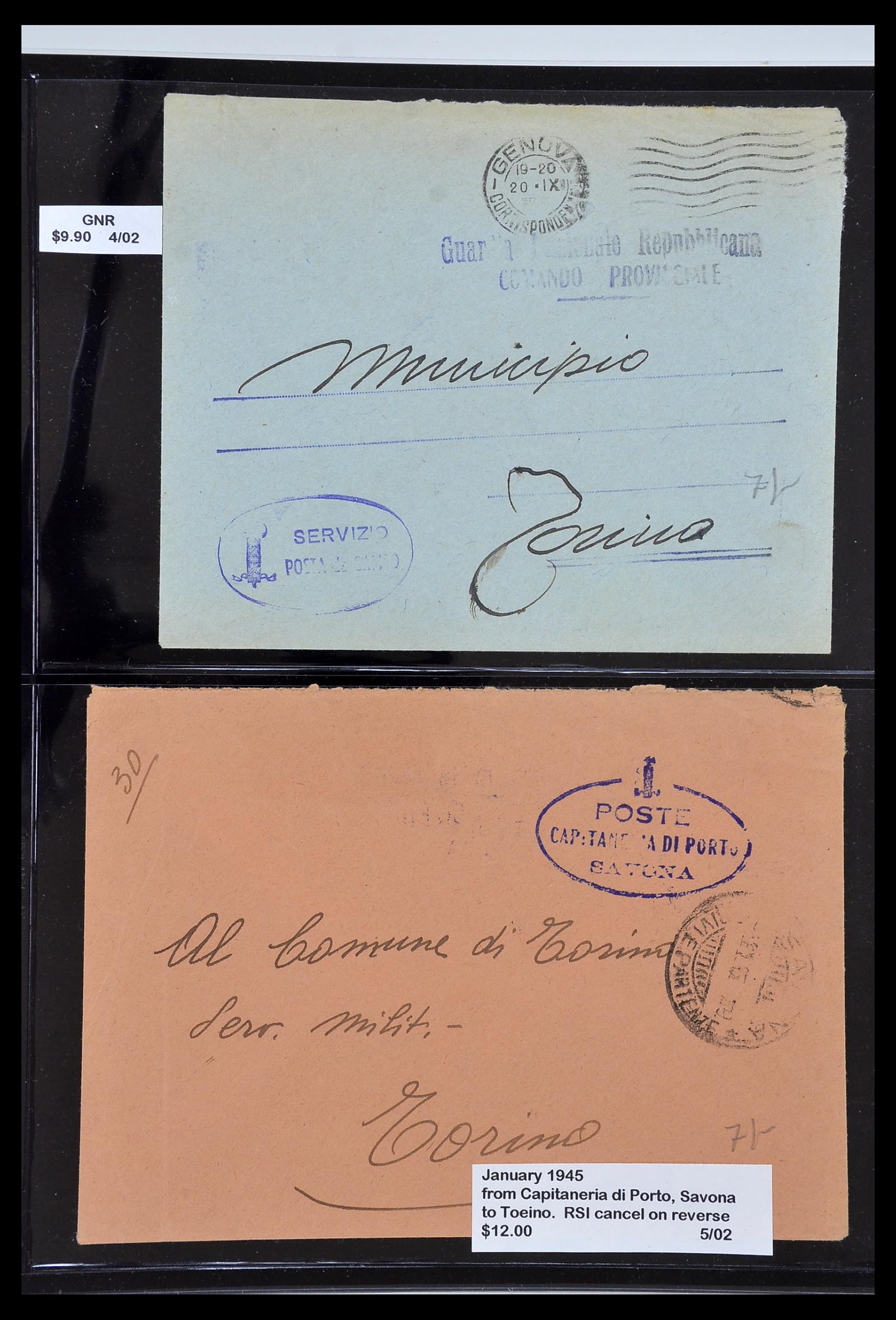 34227 139 - Postzegelverzameling 34227 Italië R.S.I. 1943-1945.