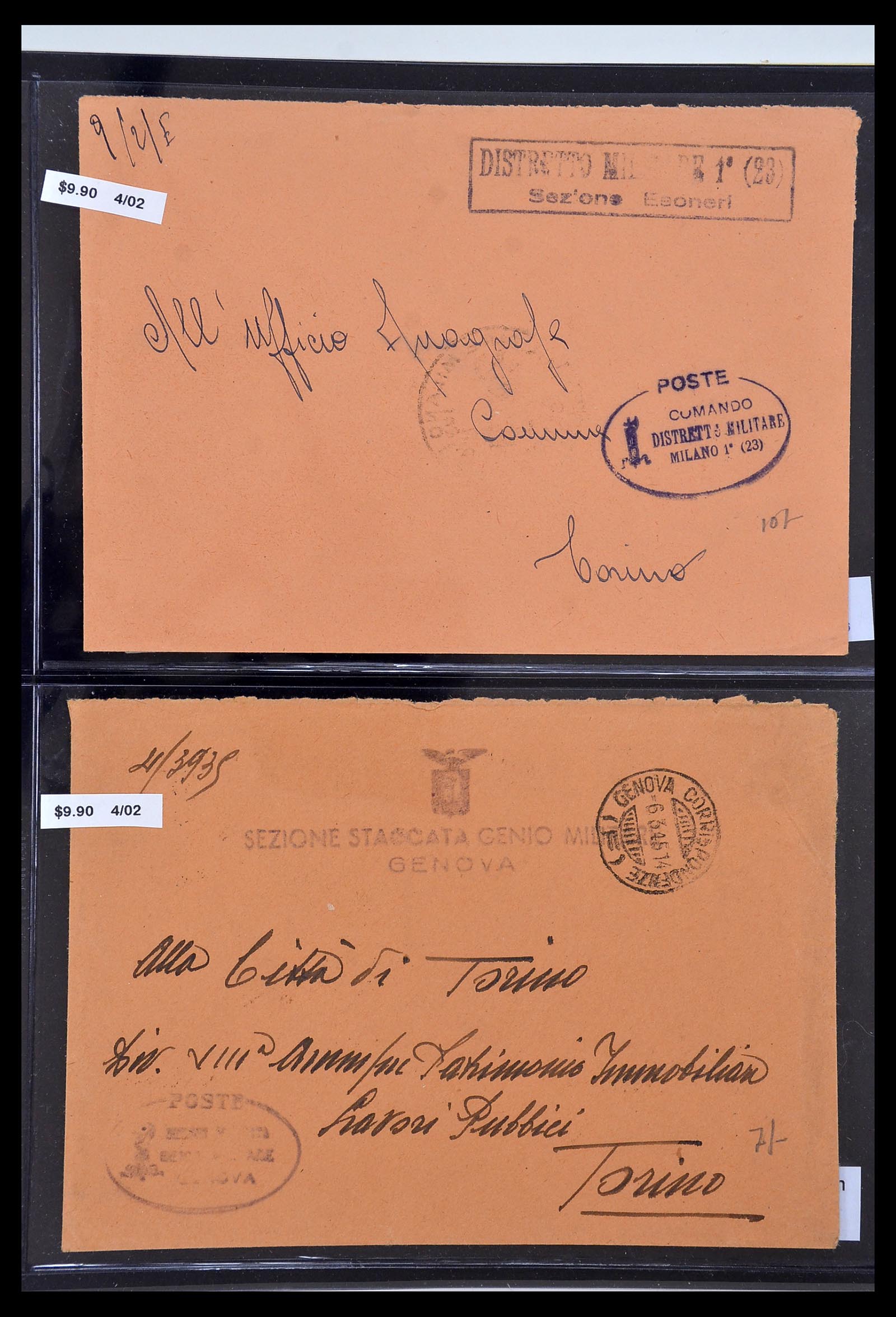 34227 140 - Postzegelverzameling 34227 Italië R.S.I. 1943-1945.