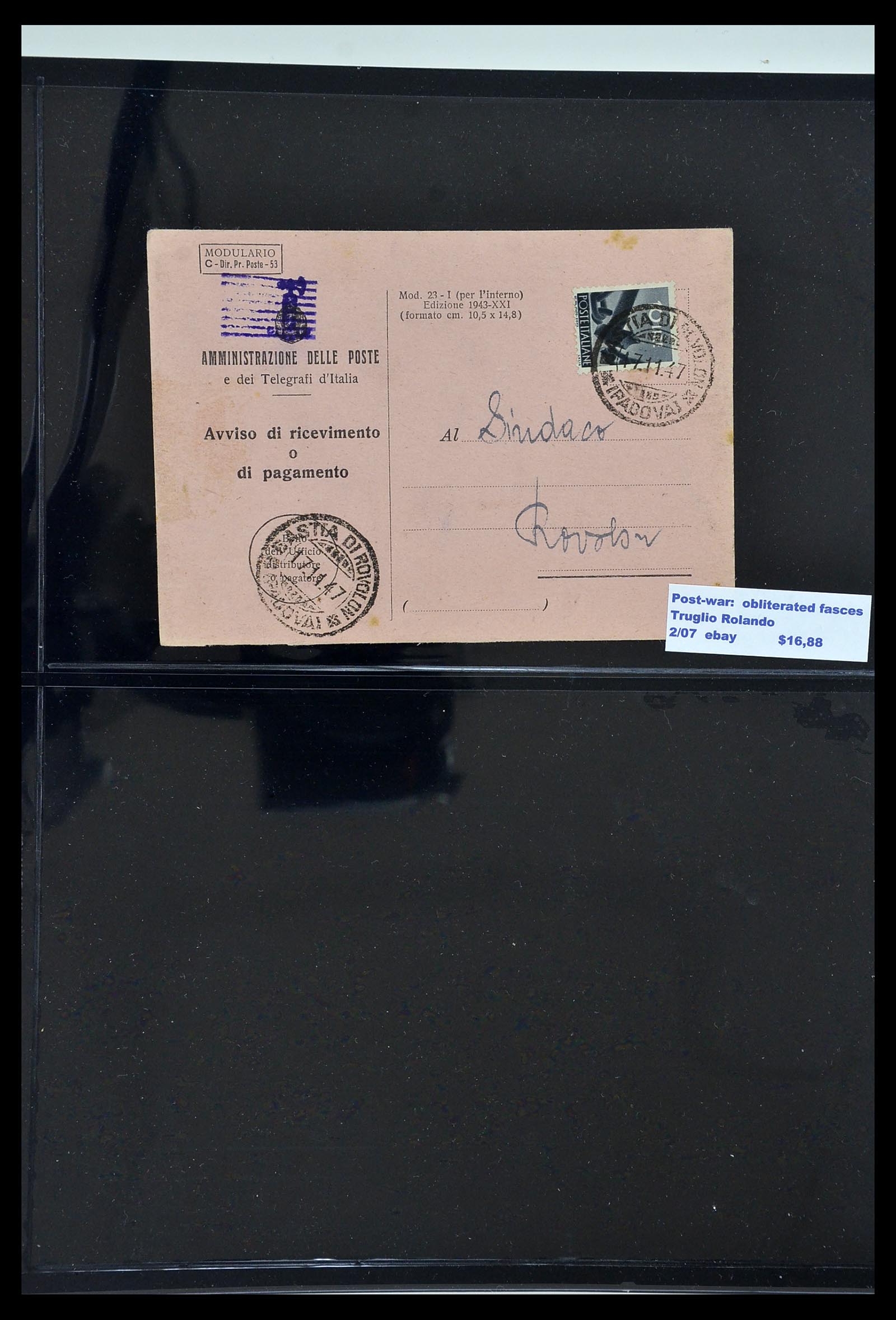 34227 143 - Postzegelverzameling 34227 Italië R.S.I. 1943-1945.
