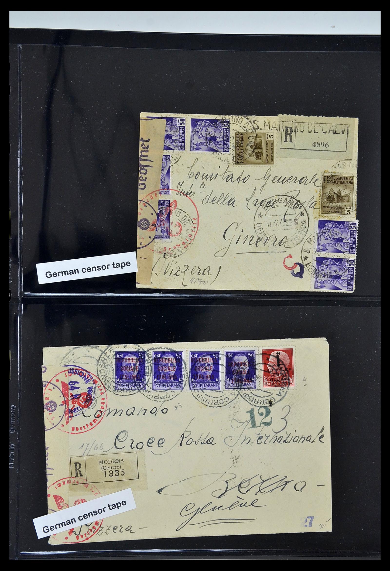 34227 149 - Postzegelverzameling 34227 Italië R.S.I. 1943-1945.