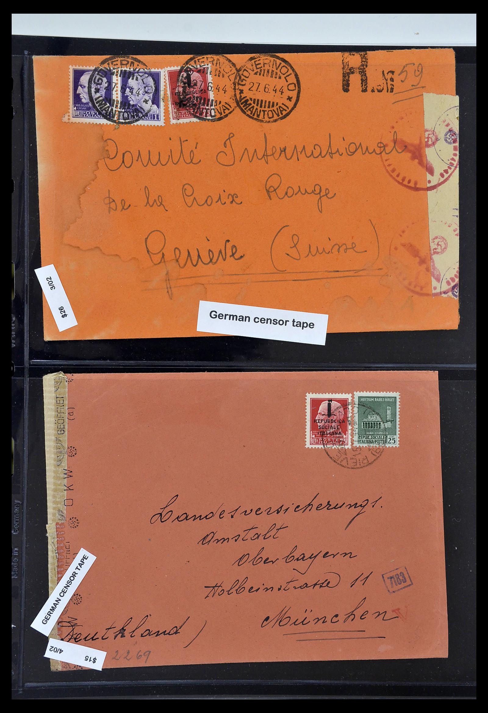 34227 150 - Postzegelverzameling 34227 Italië R.S.I. 1943-1945.