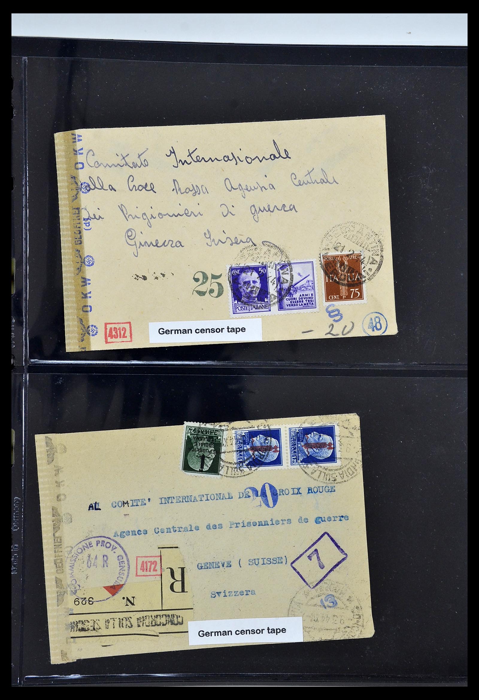 34227 151 - Postzegelverzameling 34227 Italië R.S.I. 1943-1945.
