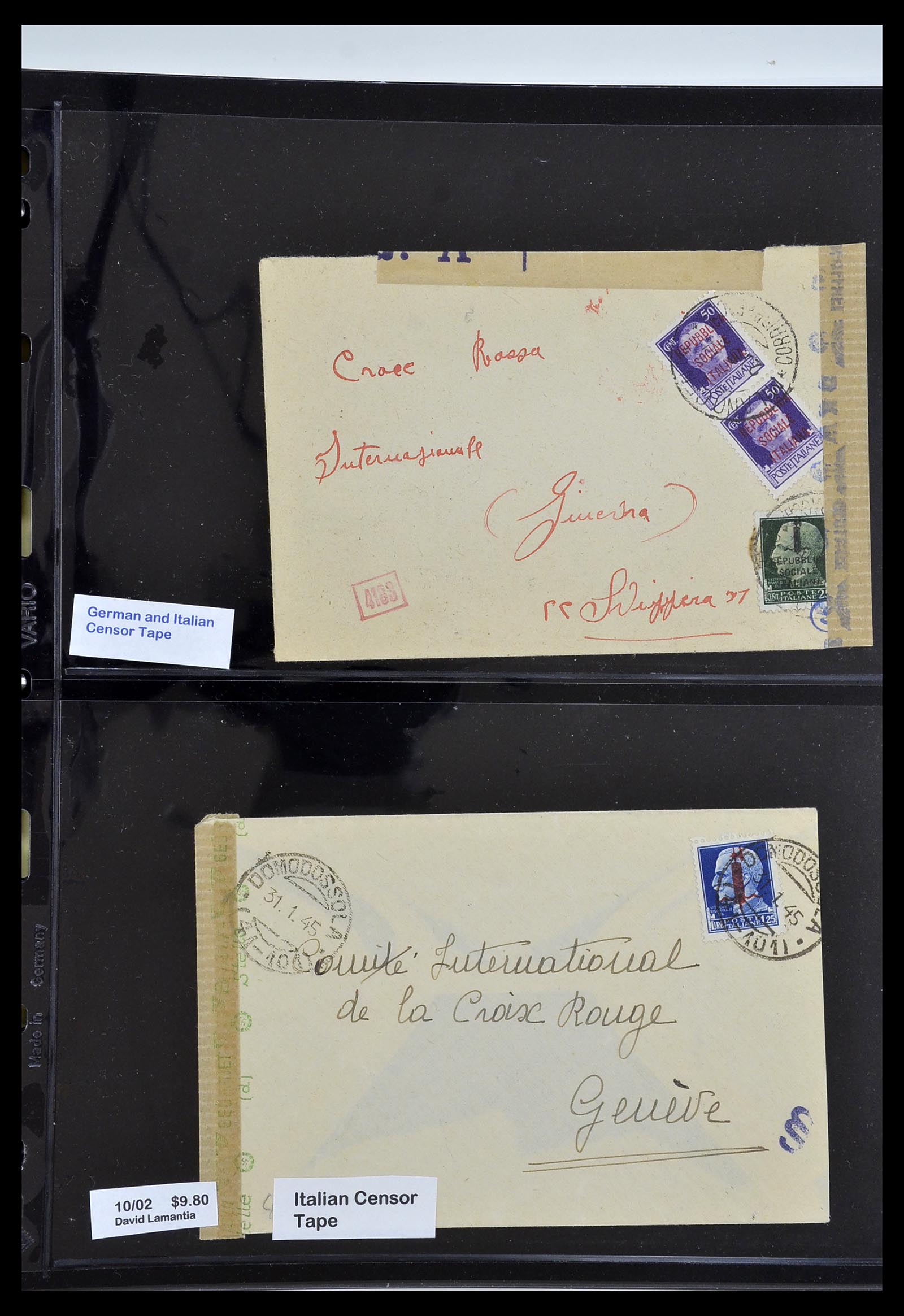 34227 155 - Postzegelverzameling 34227 Italië R.S.I. 1943-1945.