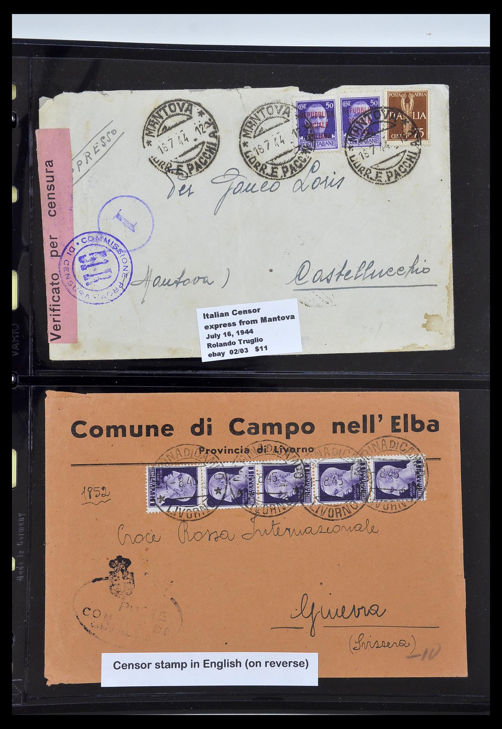 34227 159 - Postzegelverzameling 34227 Italië R.S.I. 1943-1945.