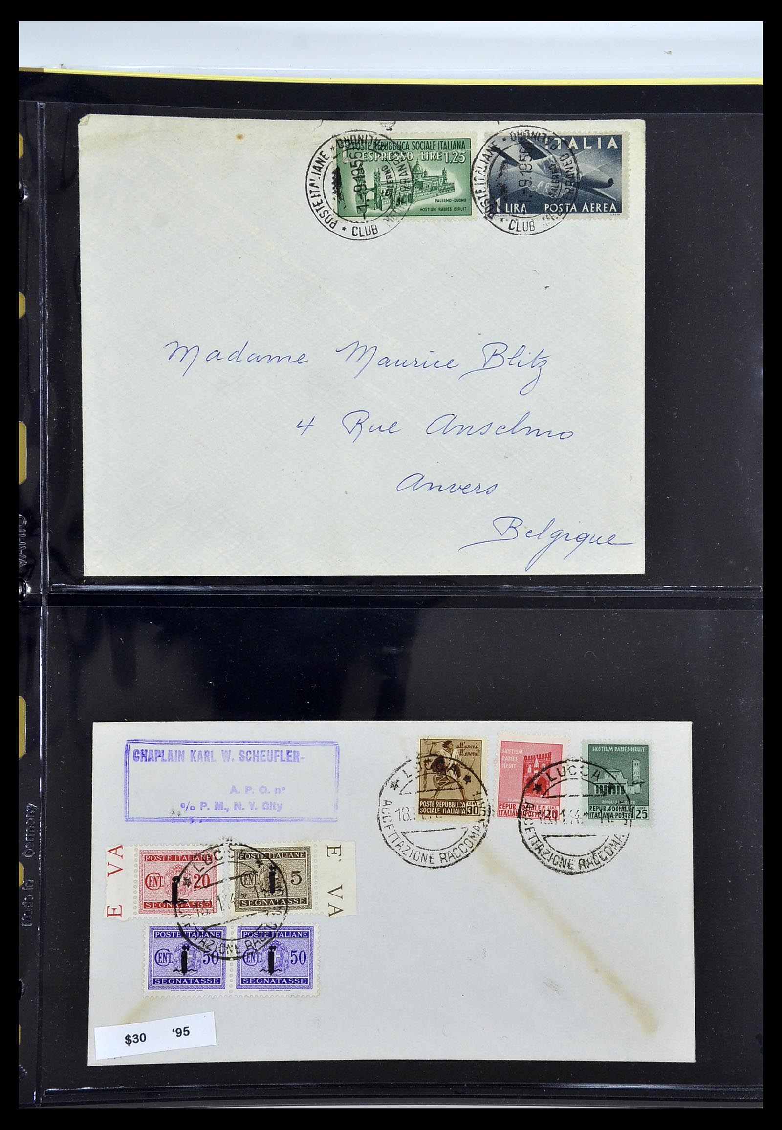 34227 166 - Postzegelverzameling 34227 Italië R.S.I. 1943-1945.