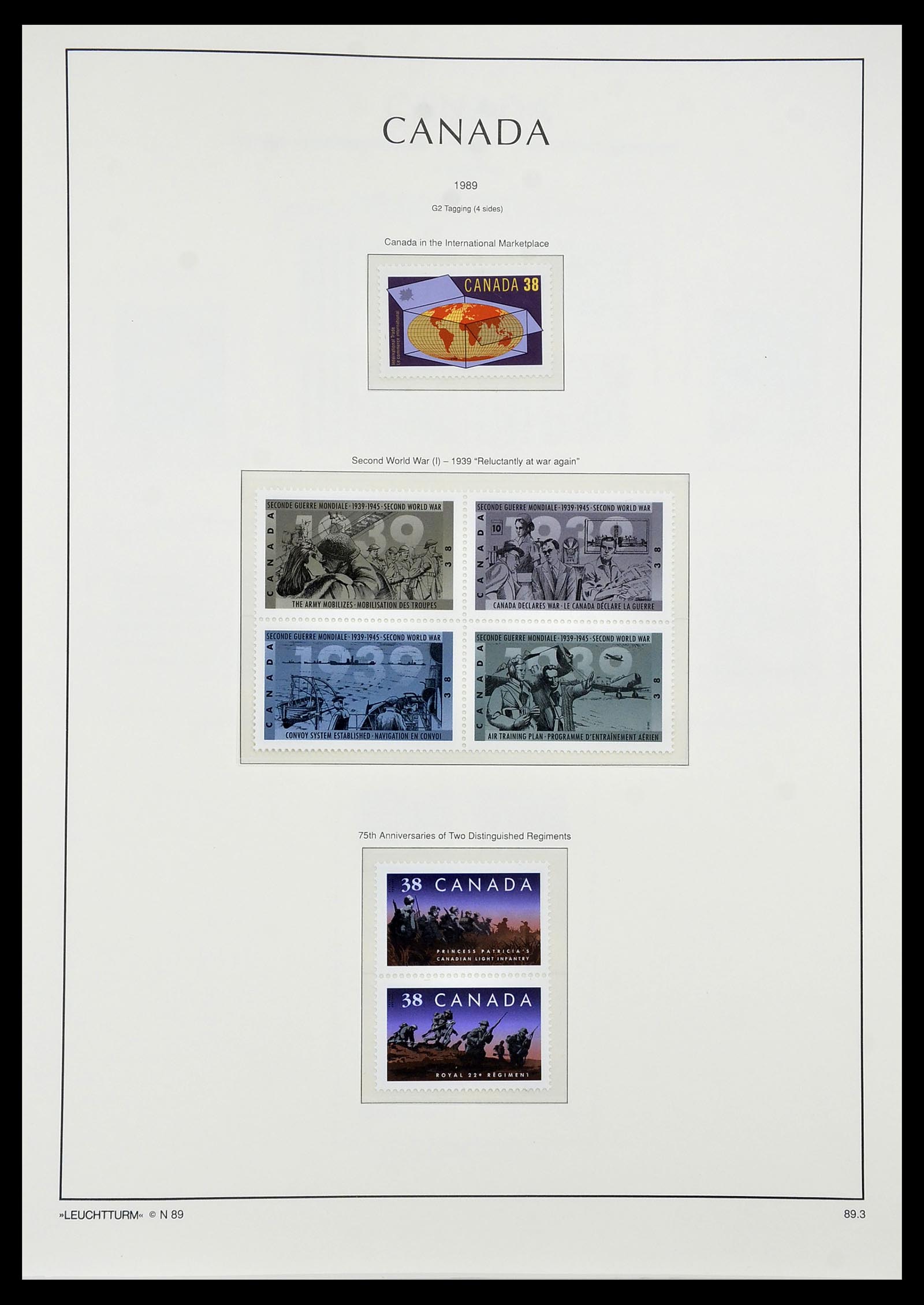 34228 121 - Postzegelverzameling 34228 Canada 1882-2011.