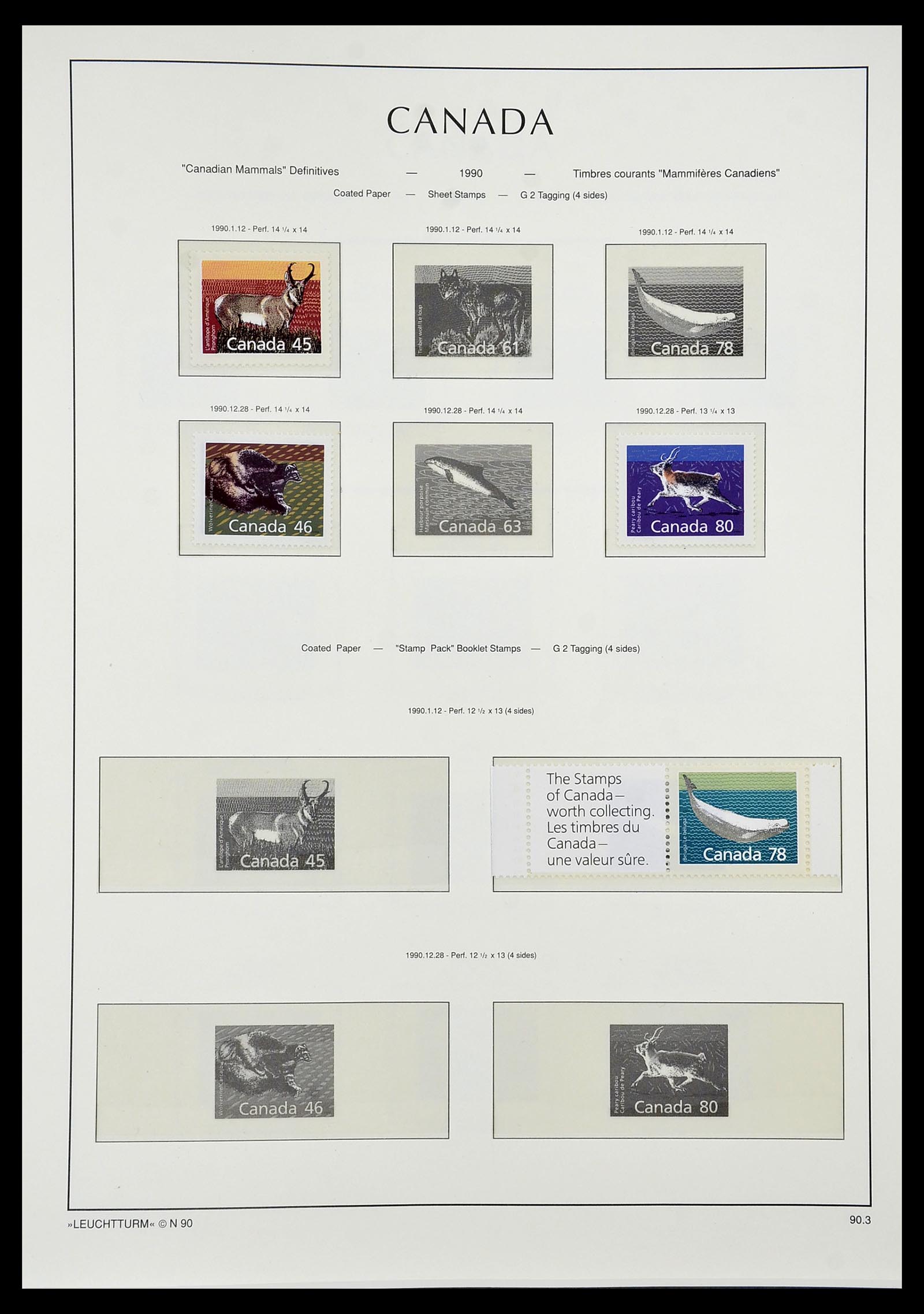 34228 126 - Postzegelverzameling 34228 Canada 1882-2011.