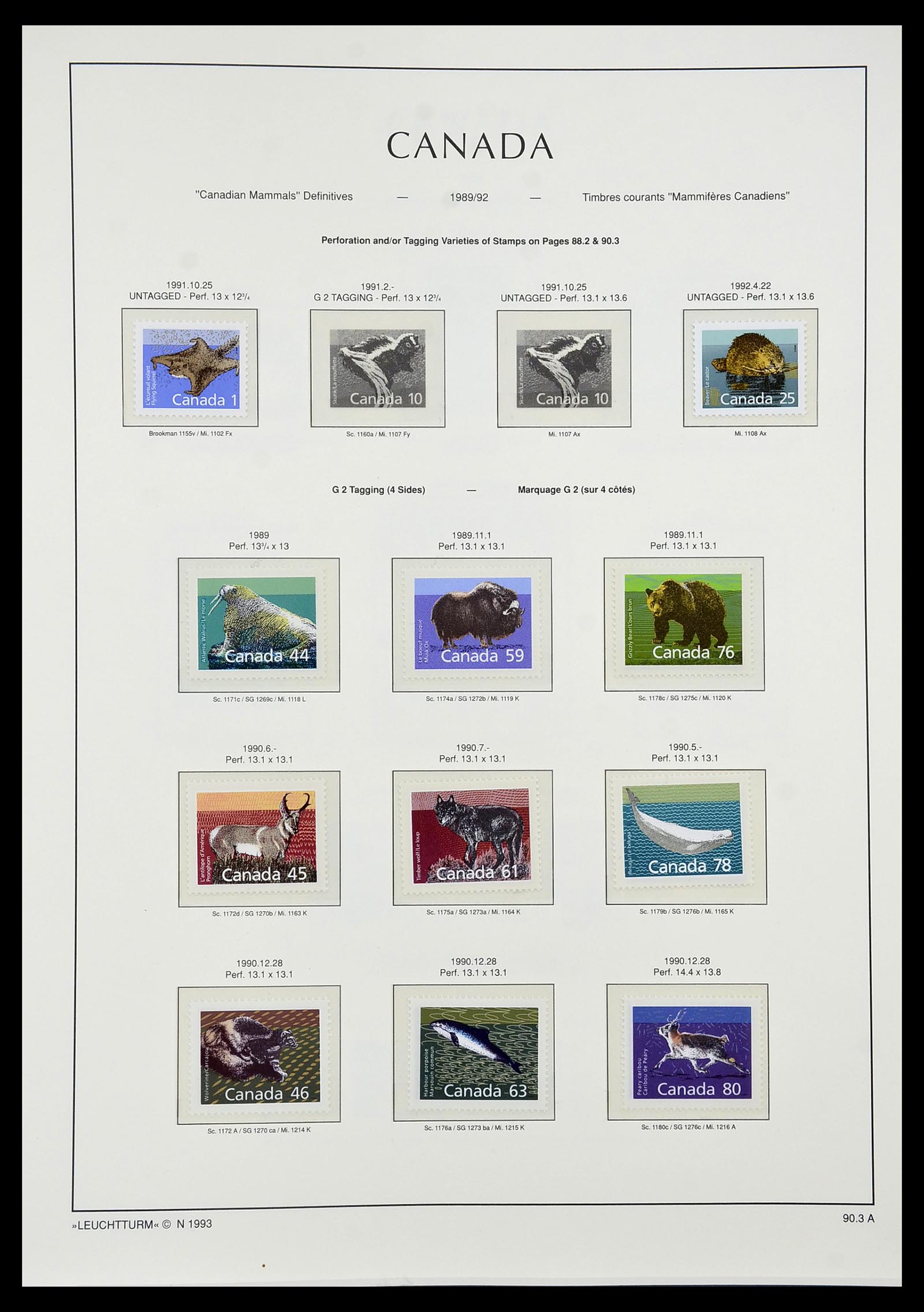 34228 127 - Postzegelverzameling 34228 Canada 1882-2011.