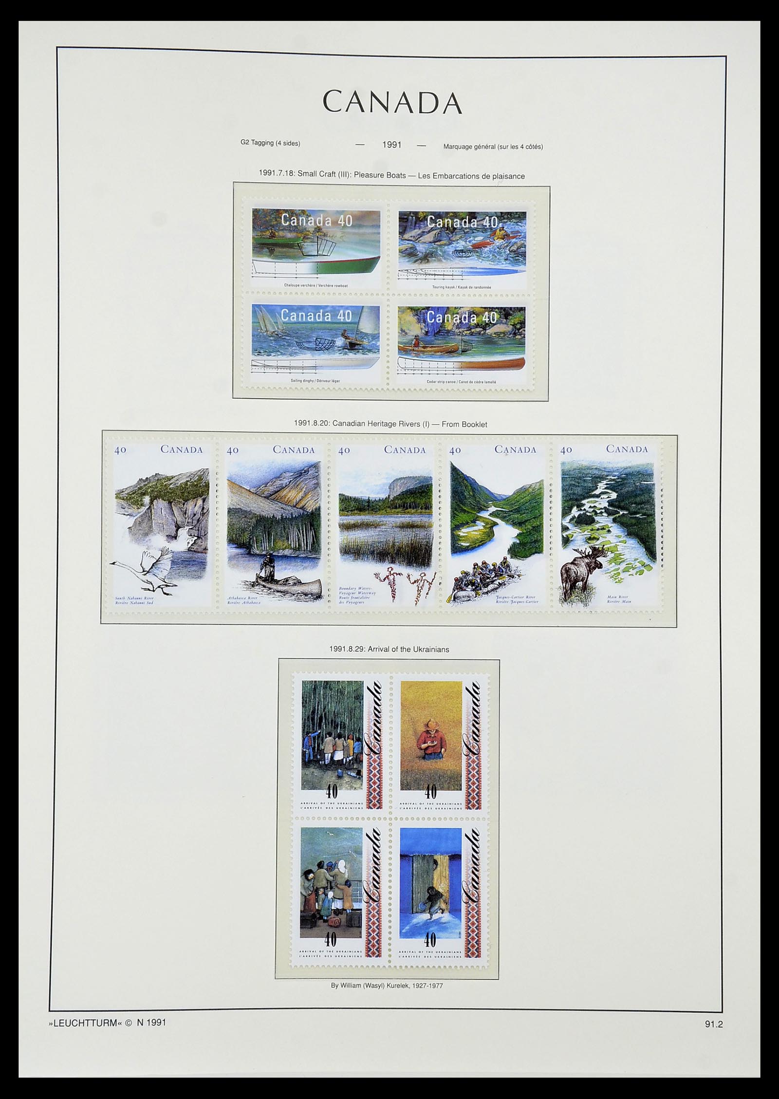 34228 133 - Postzegelverzameling 34228 Canada 1882-2011.