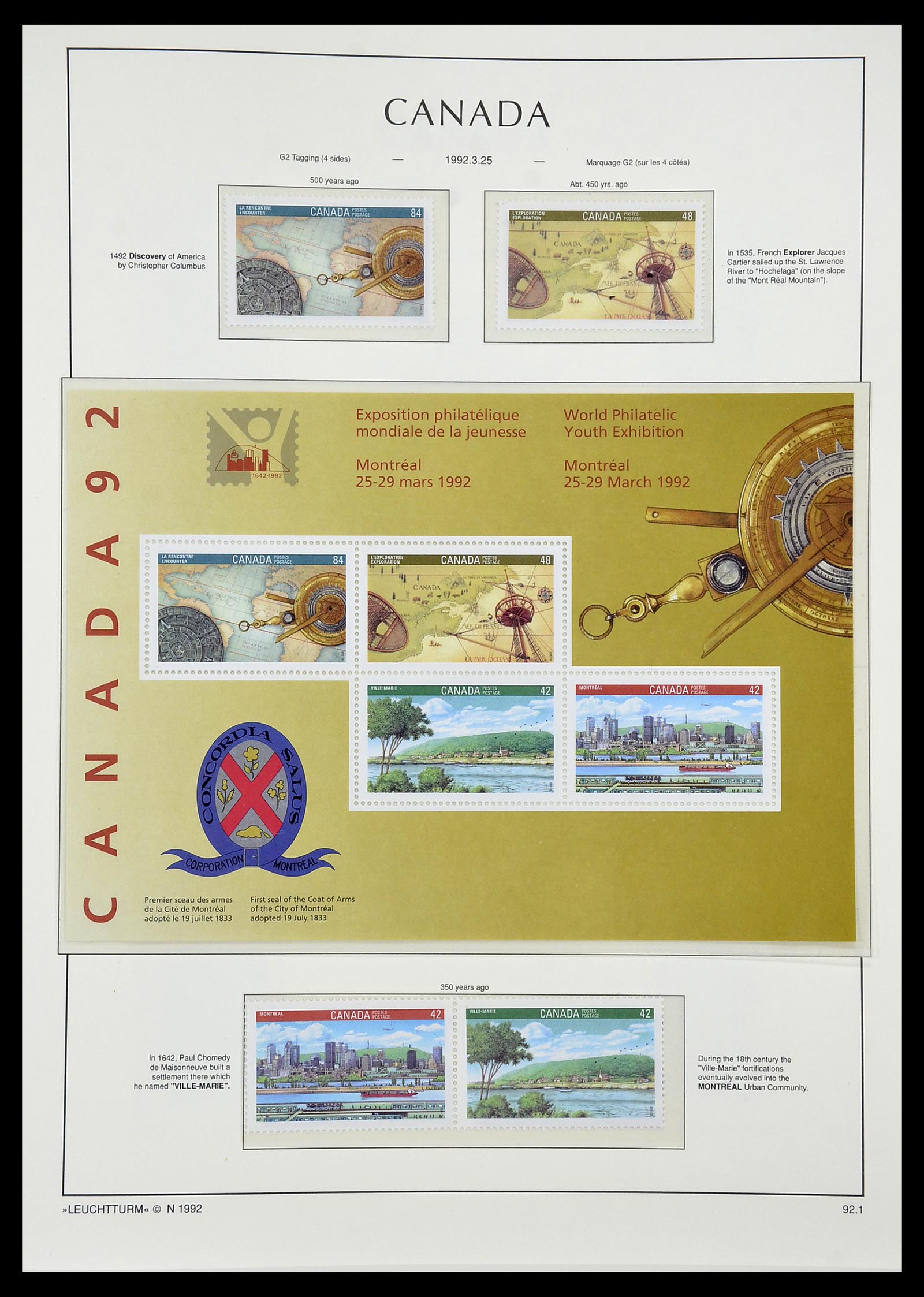 34228 138 - Postzegelverzameling 34228 Canada 1882-2011.