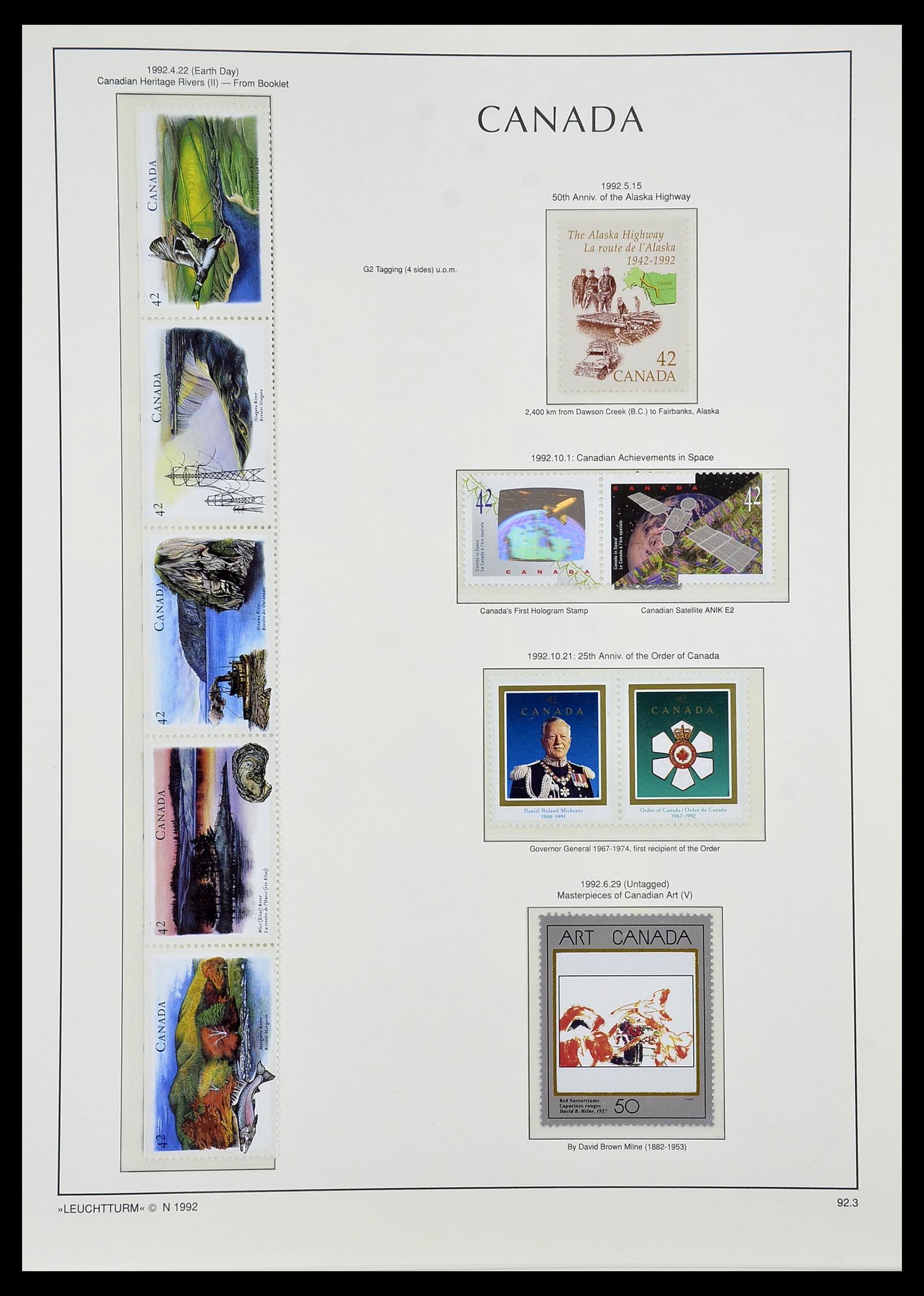 34228 140 - Postzegelverzameling 34228 Canada 1882-2011.