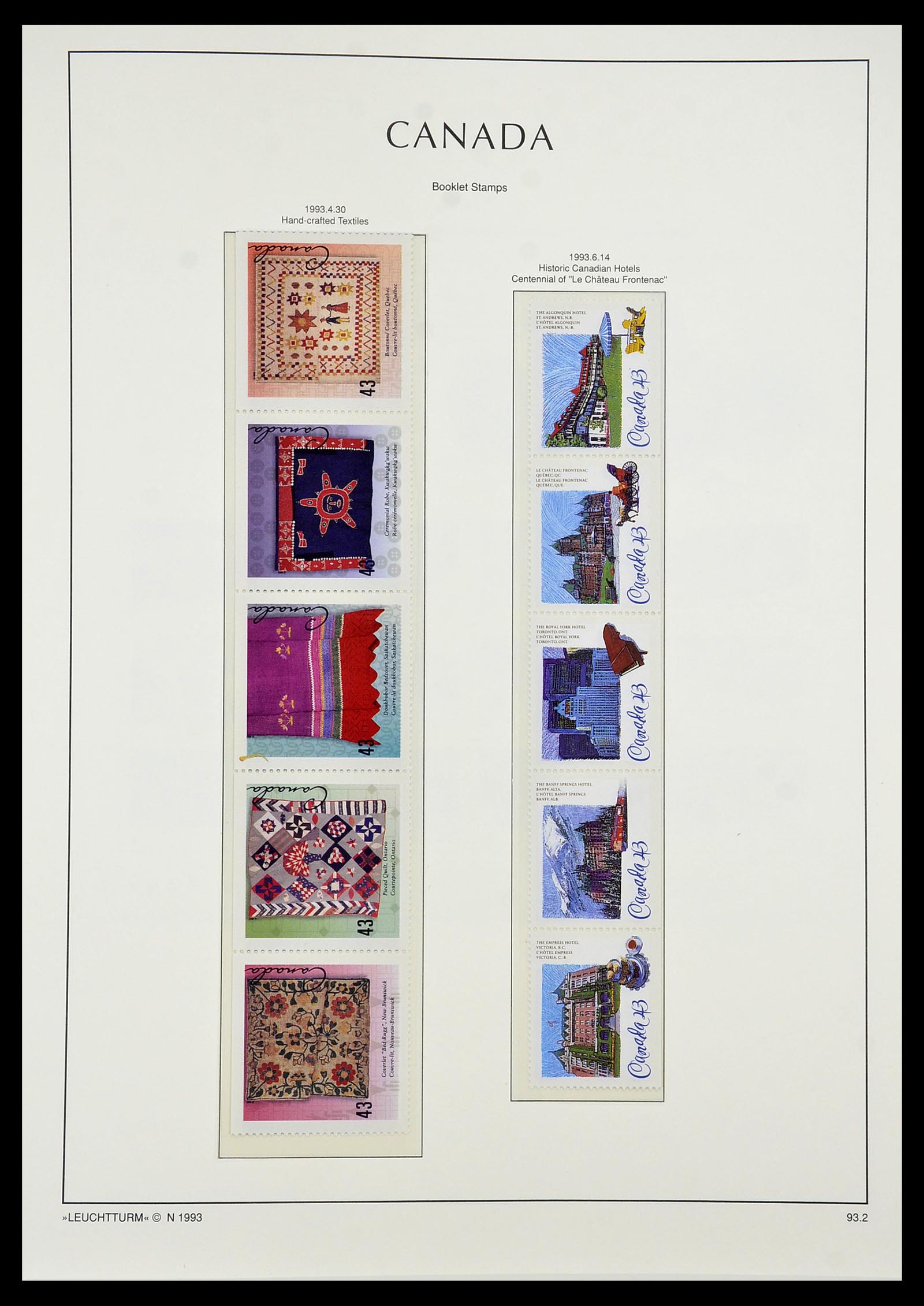 34228 147 - Postzegelverzameling 34228 Canada 1882-2011.