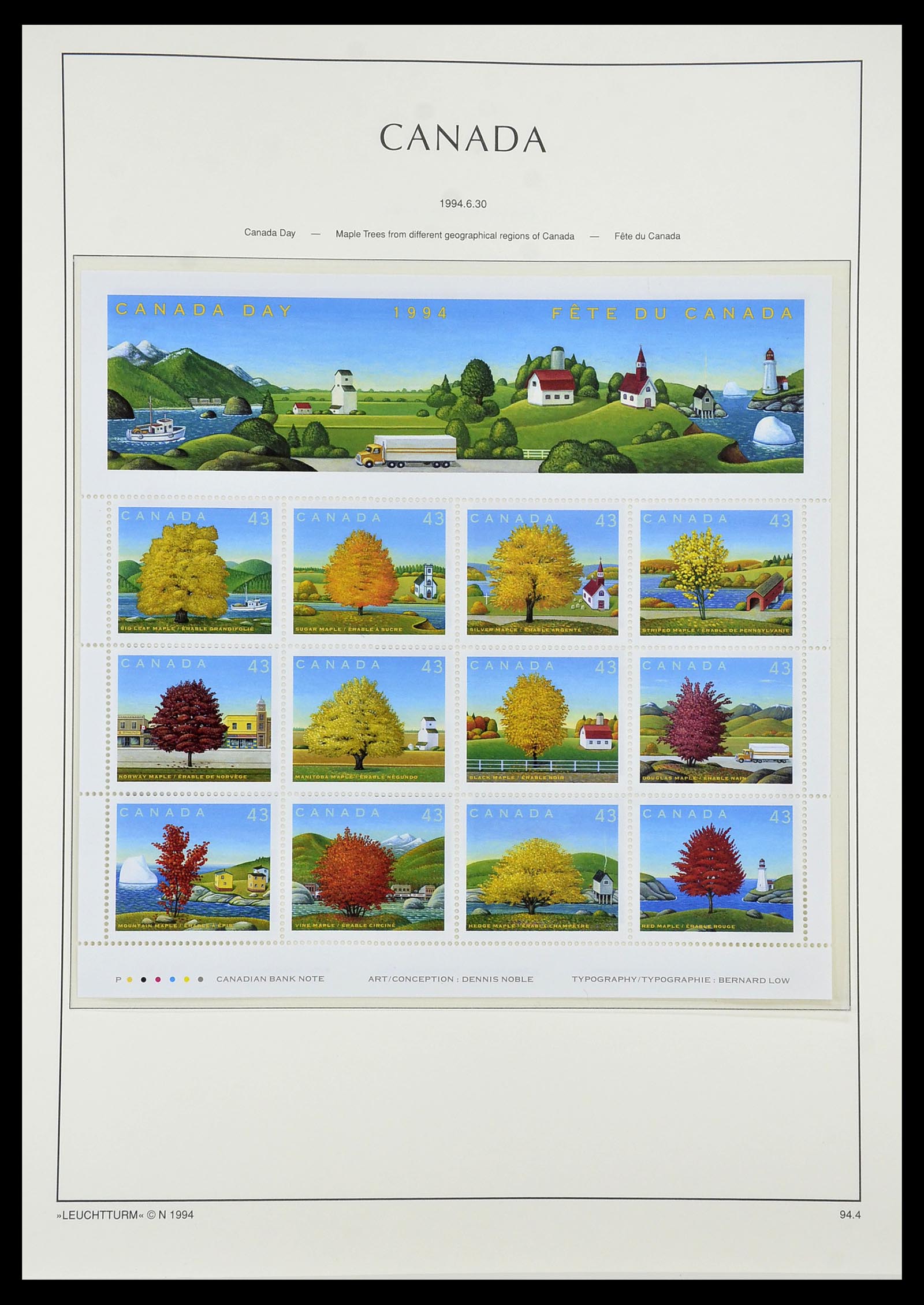 34228 155 - Postzegelverzameling 34228 Canada 1882-2011.