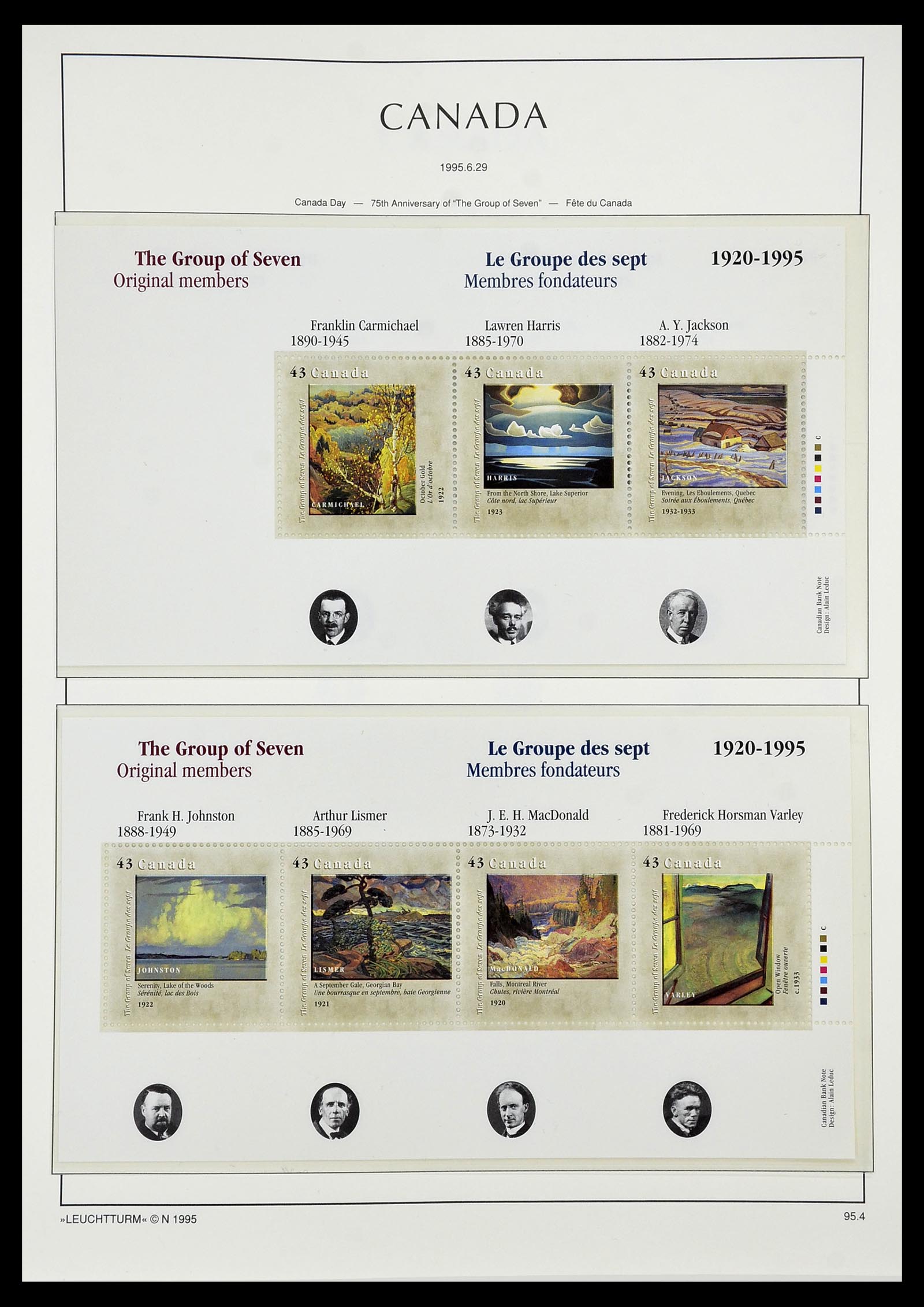 34228 164 - Postzegelverzameling 34228 Canada 1882-2011.