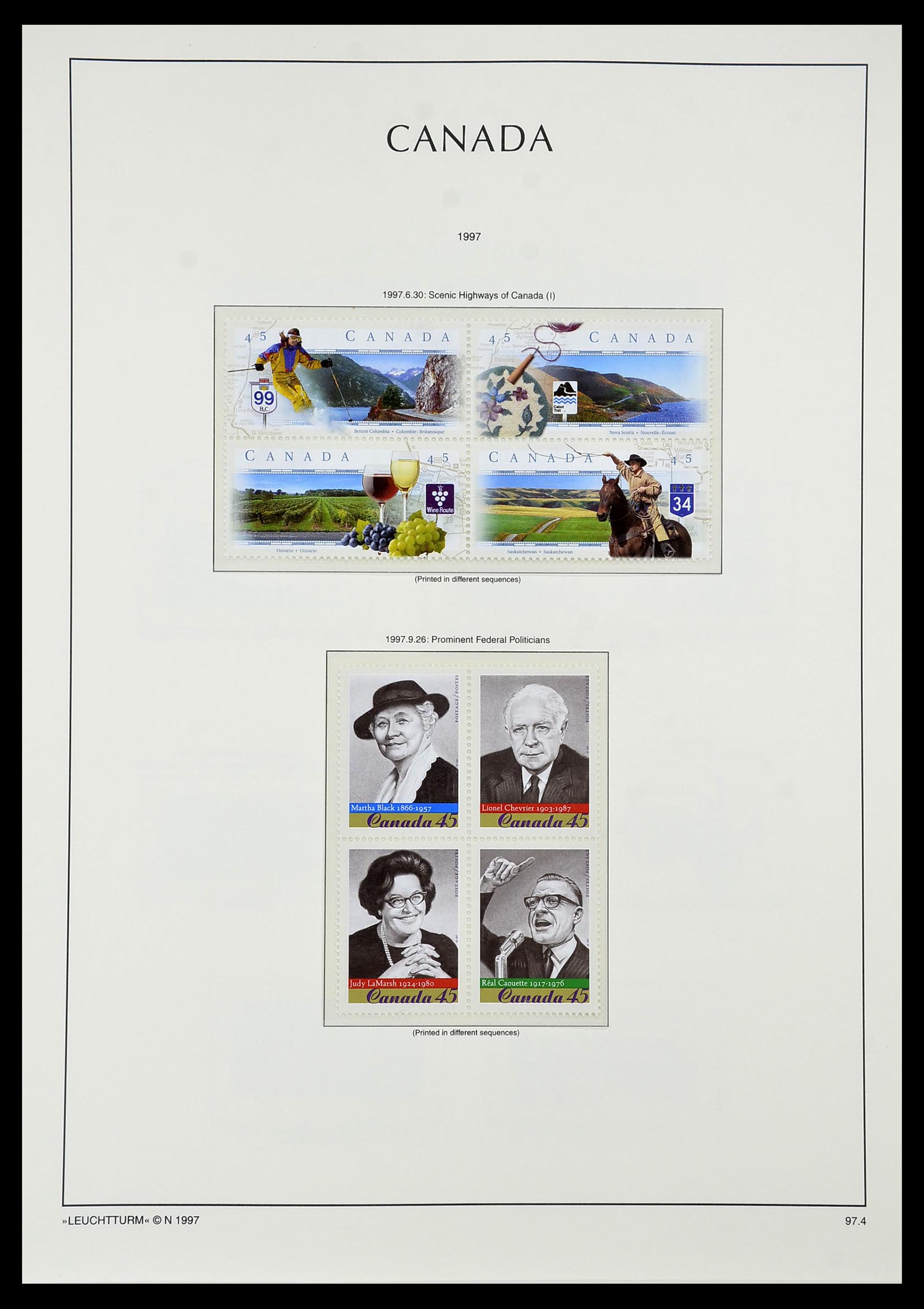 34228 180 - Postzegelverzameling 34228 Canada 1882-2011.