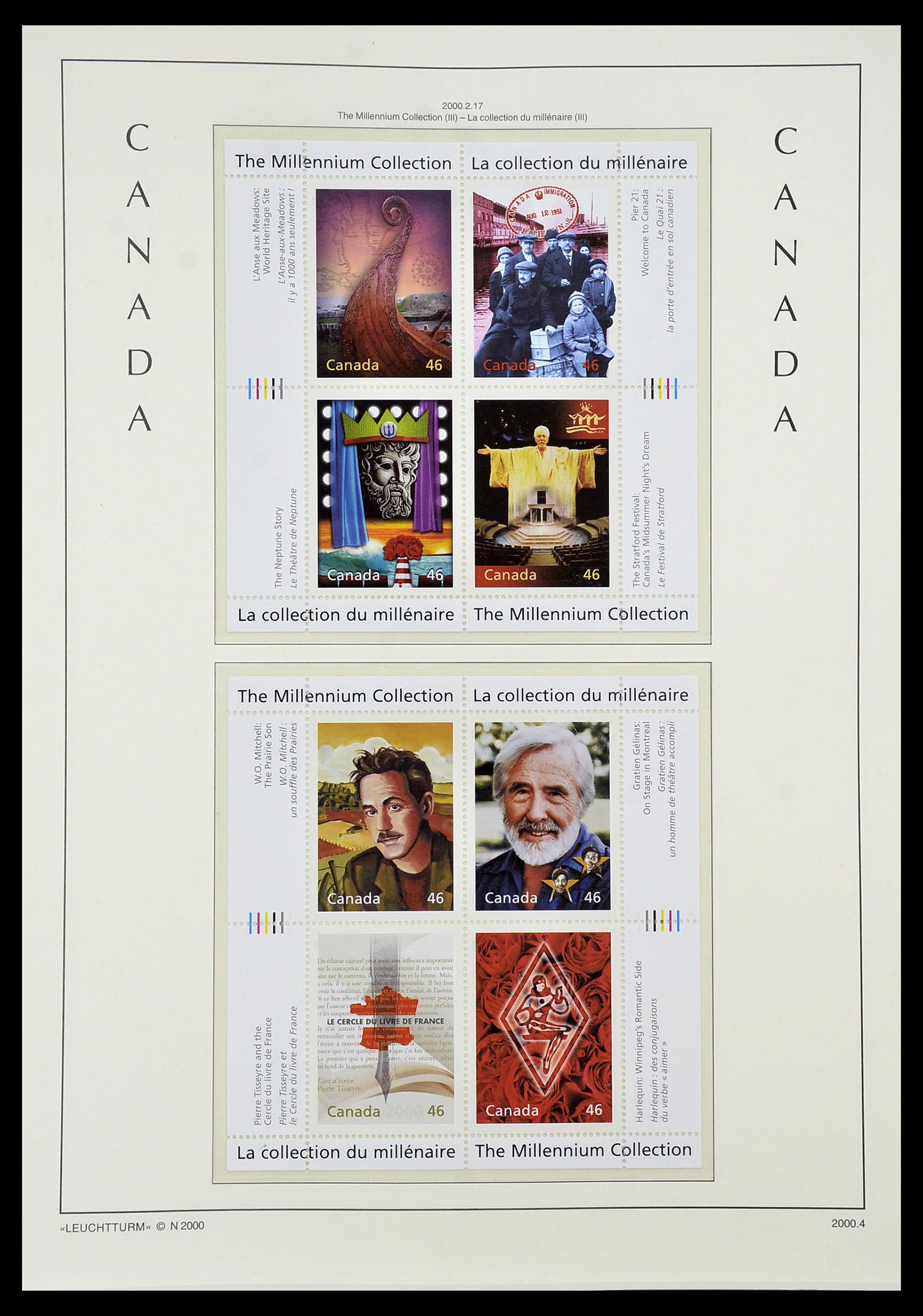 34228 214 - Postzegelverzameling 34228 Canada 1882-2011.