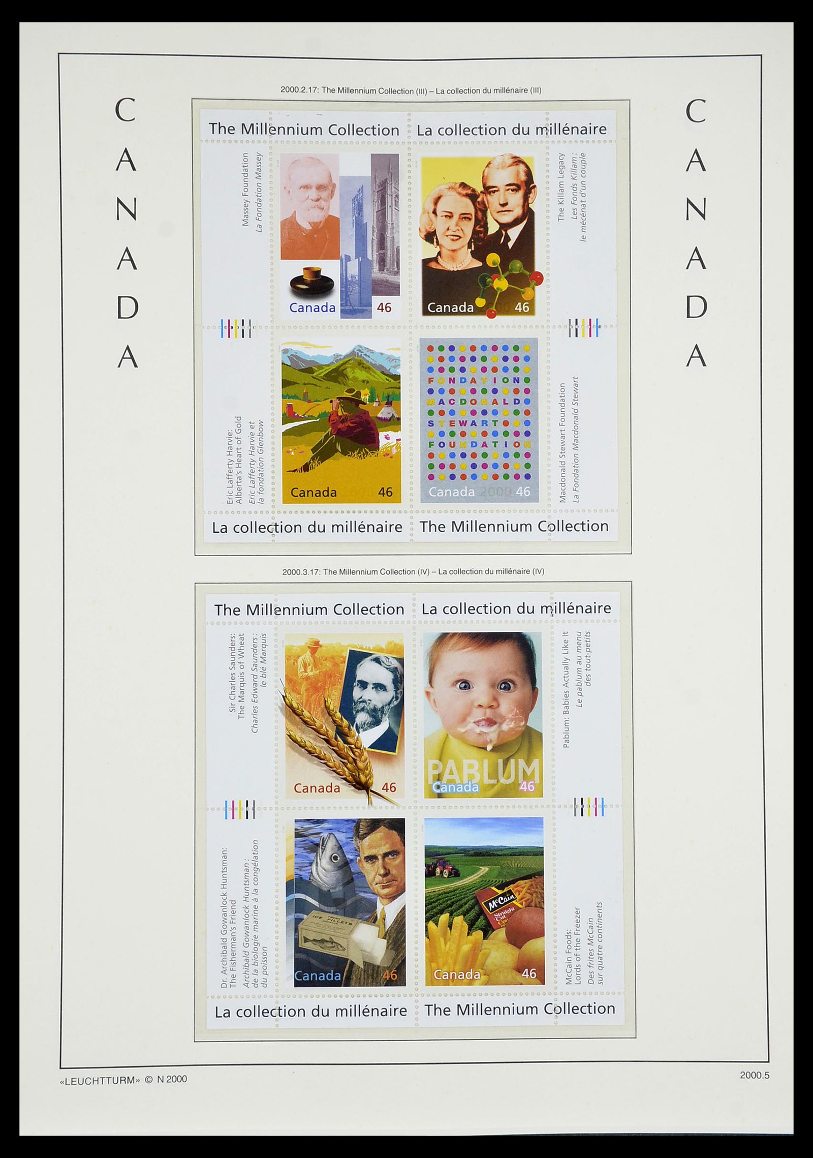 34228 215 - Postzegelverzameling 34228 Canada 1882-2011.