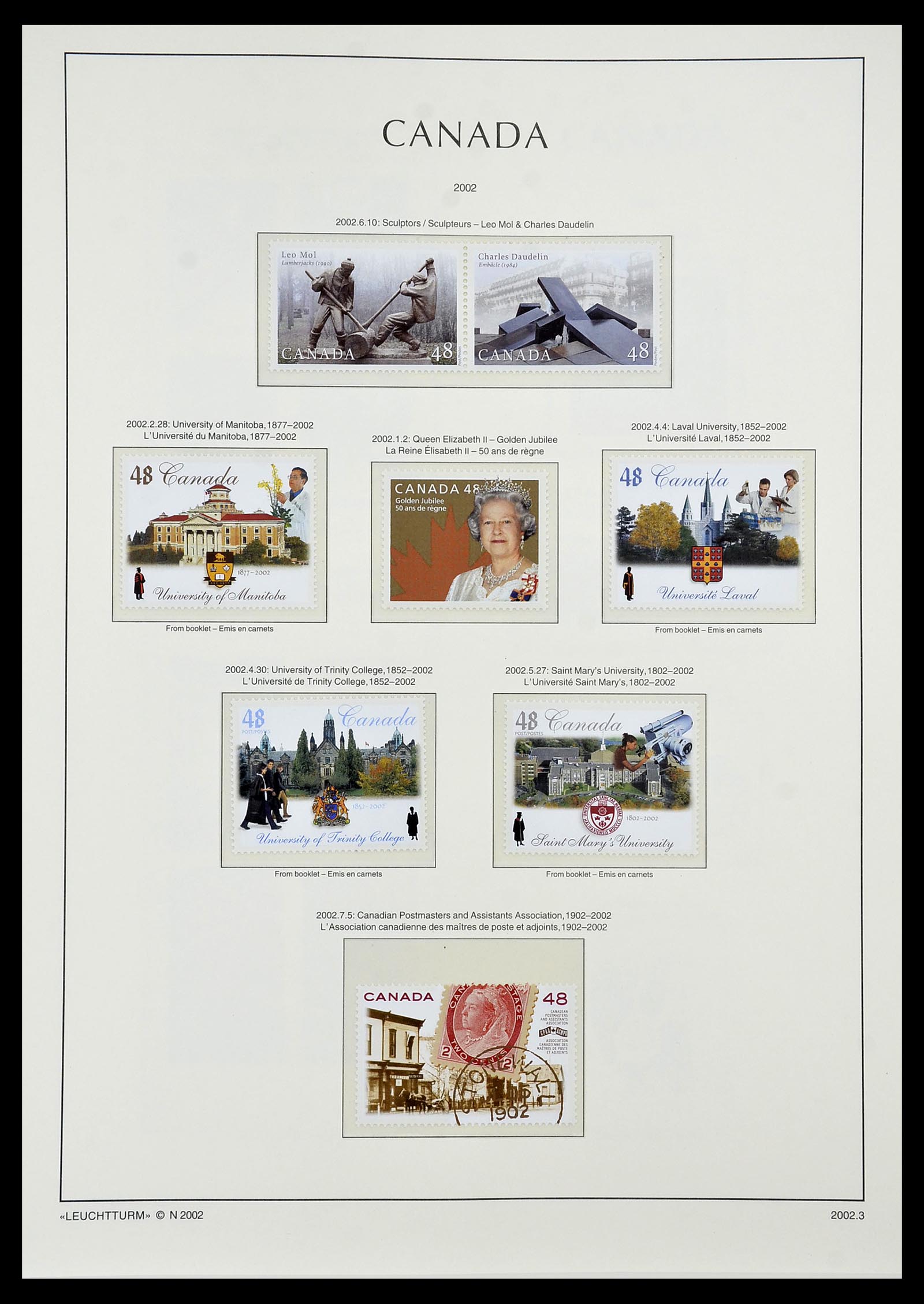 34228 241 - Postzegelverzameling 34228 Canada 1882-2011.