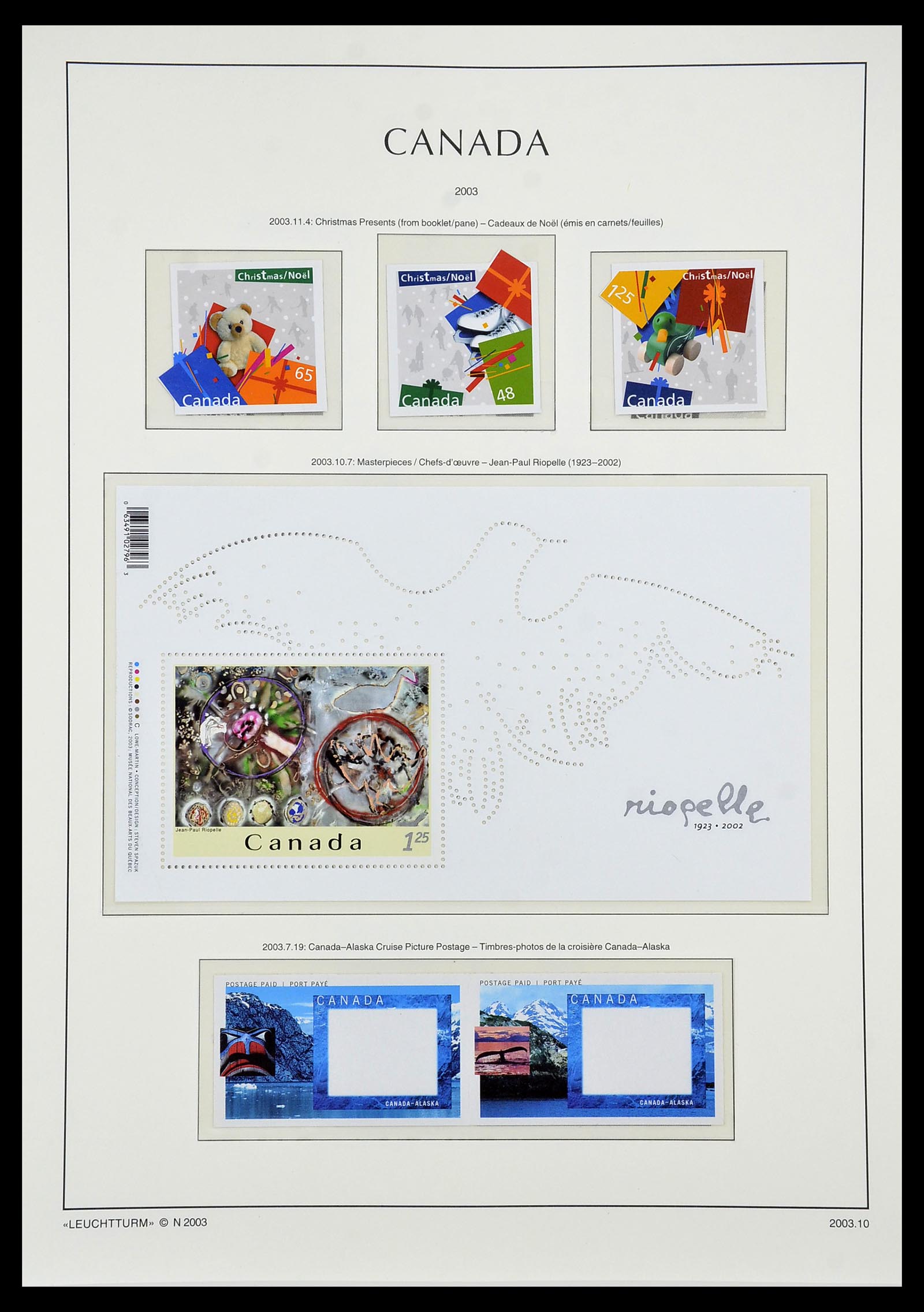34228 257 - Postzegelverzameling 34228 Canada 1882-2011.