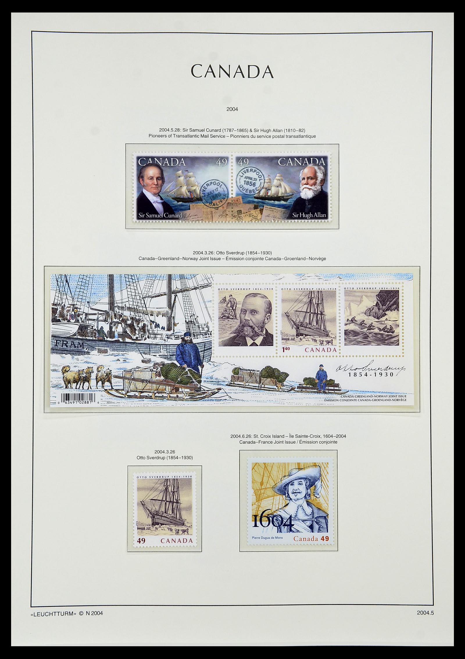 34228 263 - Postzegelverzameling 34228 Canada 1882-2011.
