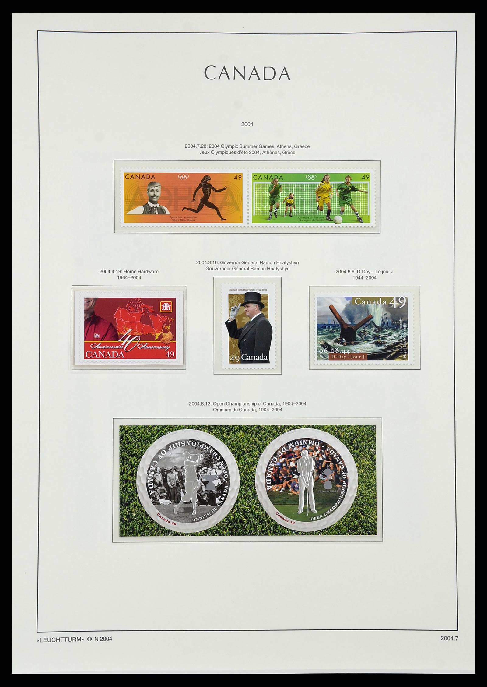 34228 265 - Postzegelverzameling 34228 Canada 1882-2011.