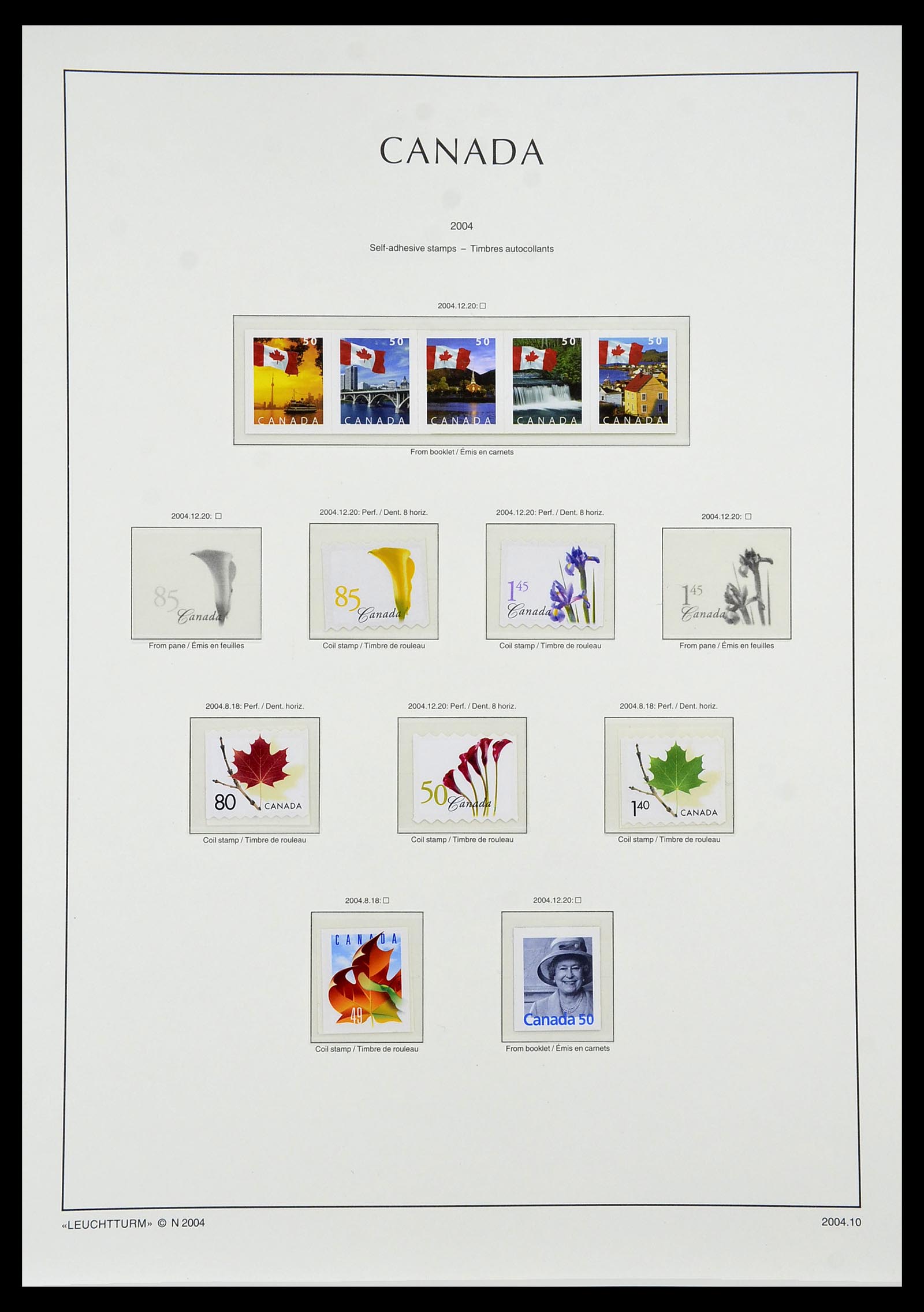 34228 268 - Postzegelverzameling 34228 Canada 1882-2011.