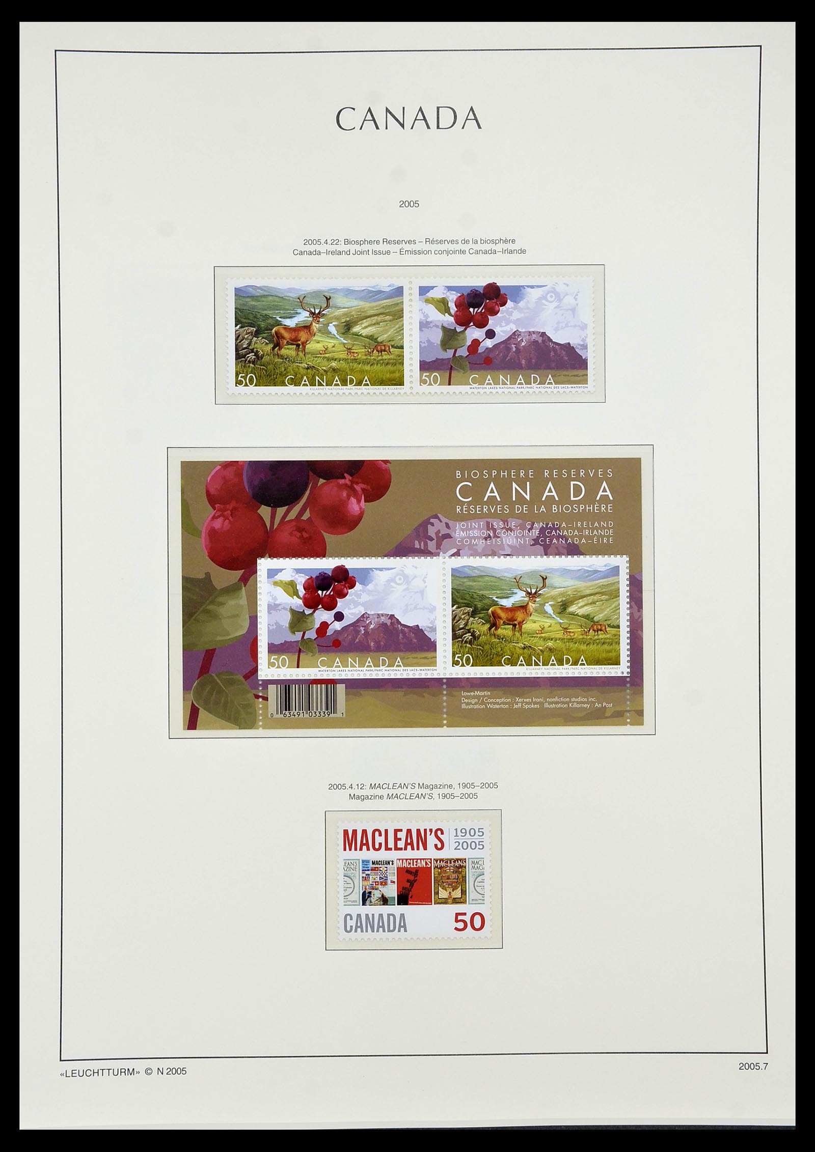 34228 275 - Postzegelverzameling 34228 Canada 1882-2011.