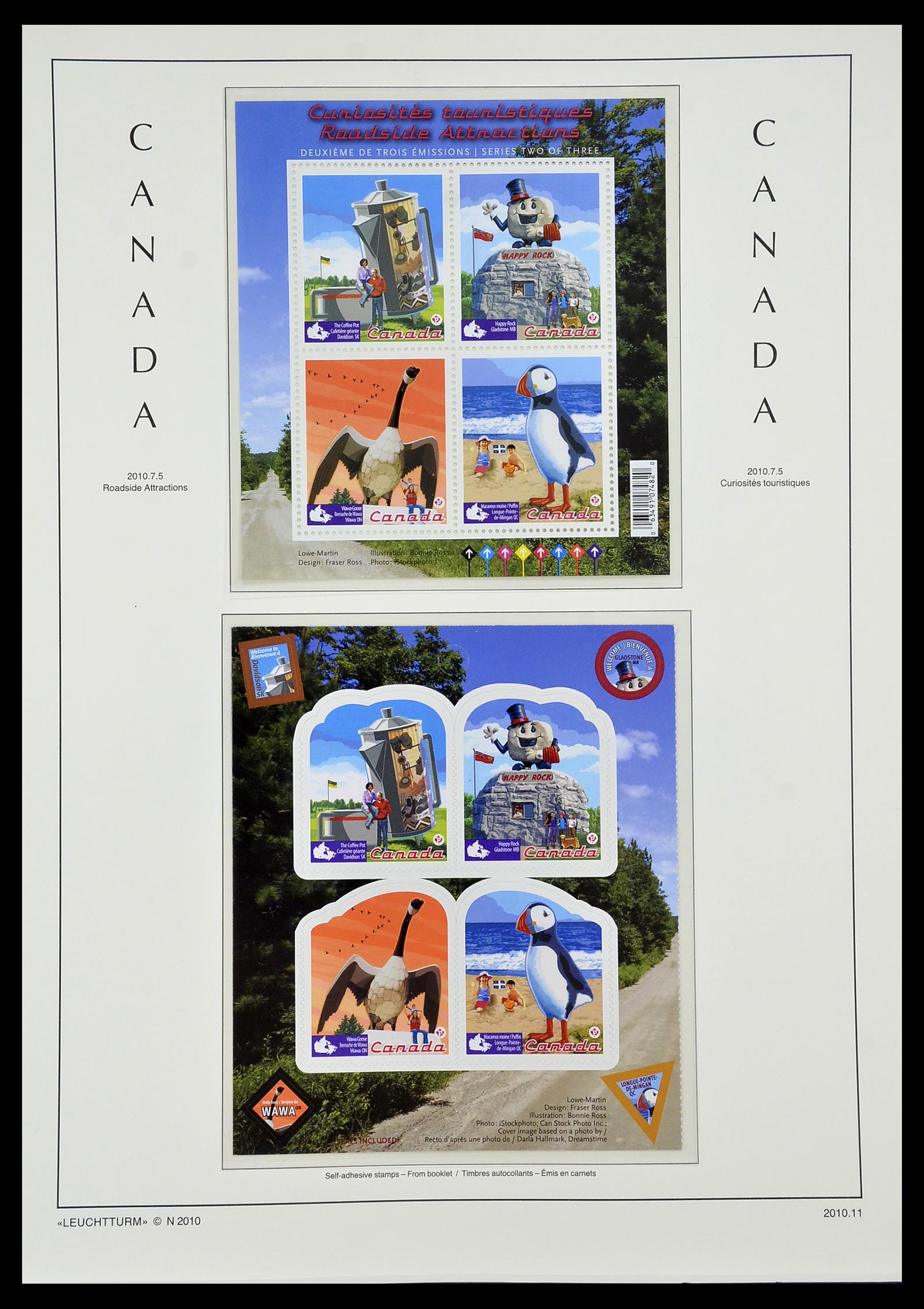 34228 341 - Postzegelverzameling 34228 Canada 1882-2011.