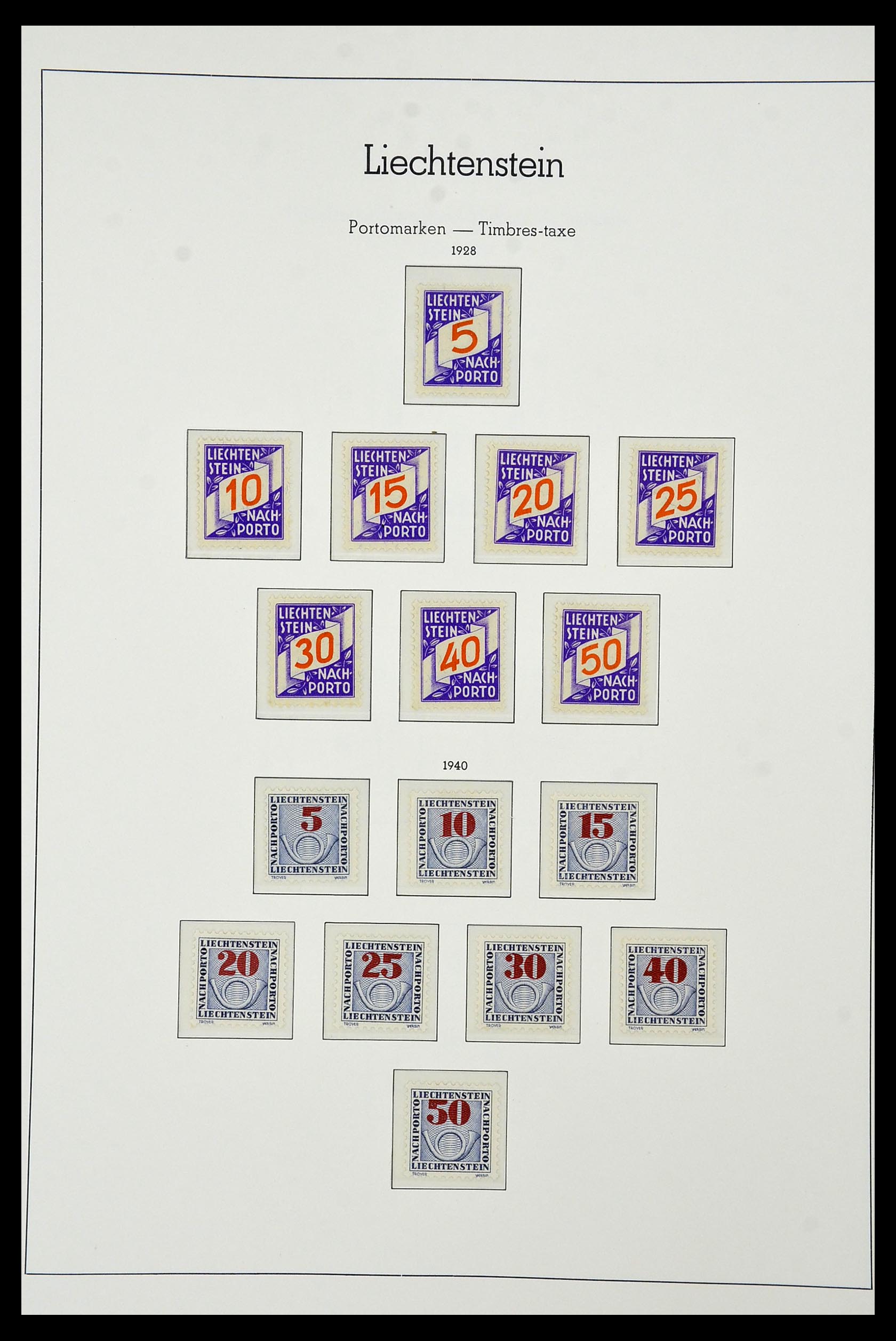 34231 121 - Postzegelverzameling 34231 Liechtenstein 1912-2020!