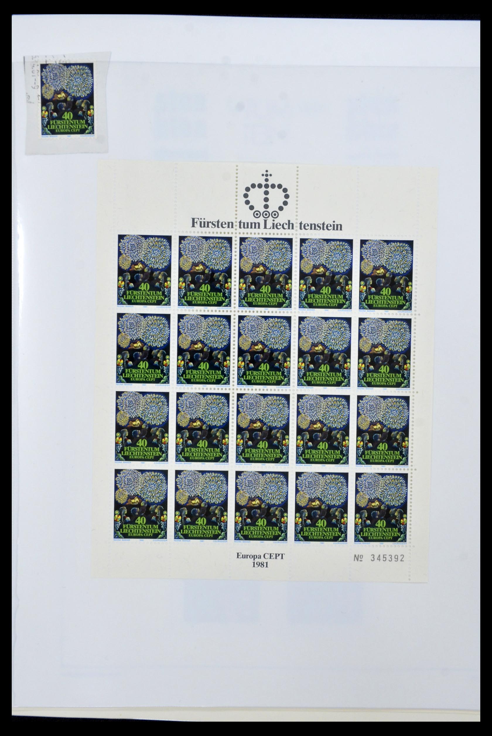 34231 125 - Postzegelverzameling 34231 Liechtenstein 1912-2020!