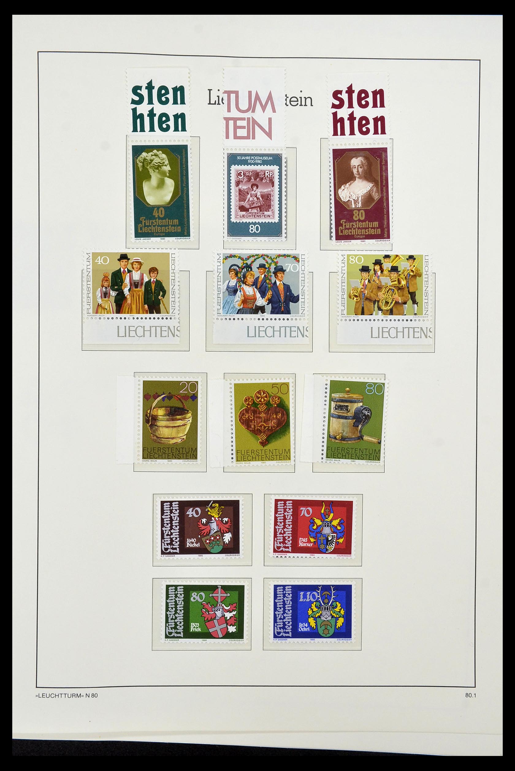 34231 126 - Postzegelverzameling 34231 Liechtenstein 1912-2020!