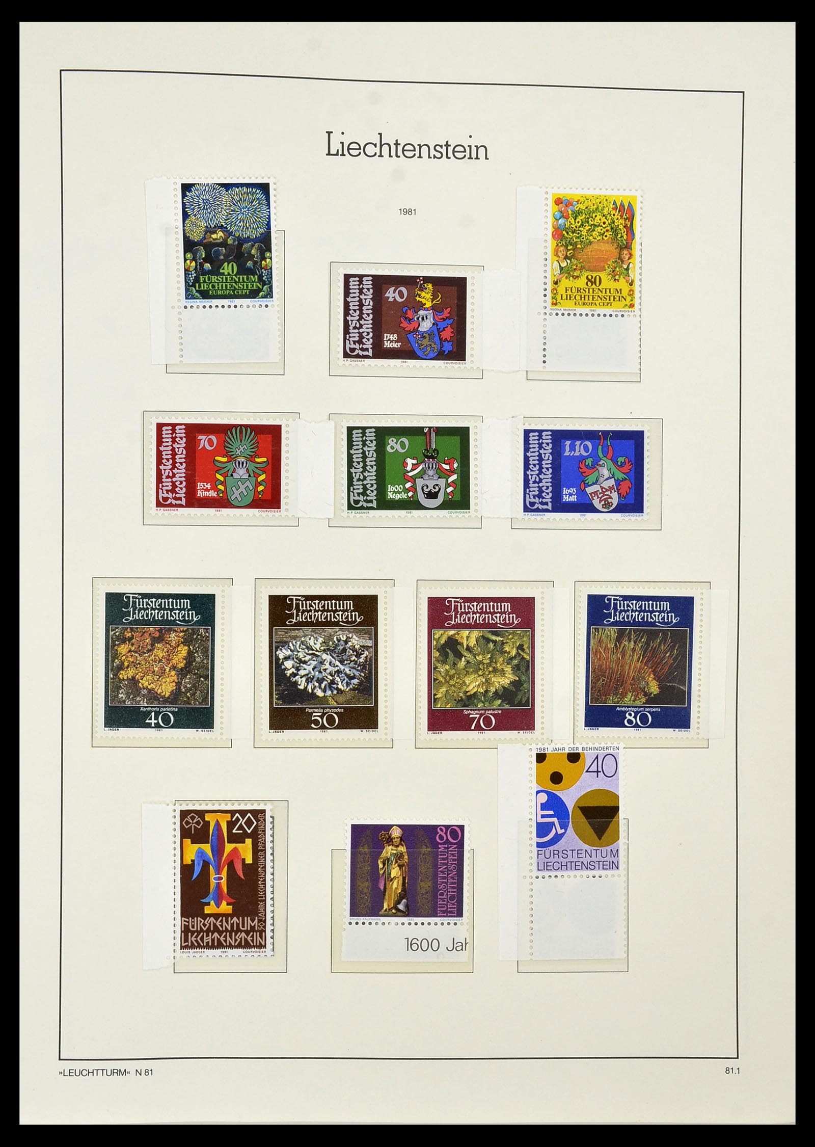34231 132 - Postzegelverzameling 34231 Liechtenstein 1912-2020!
