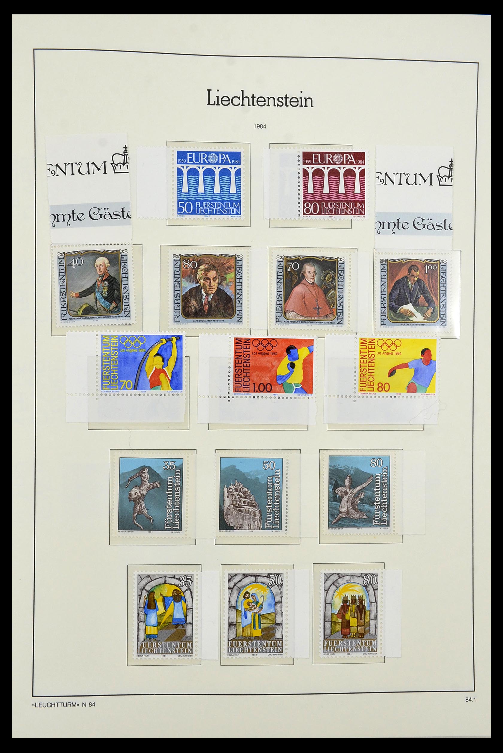 34231 142 - Postzegelverzameling 34231 Liechtenstein 1912-2020!