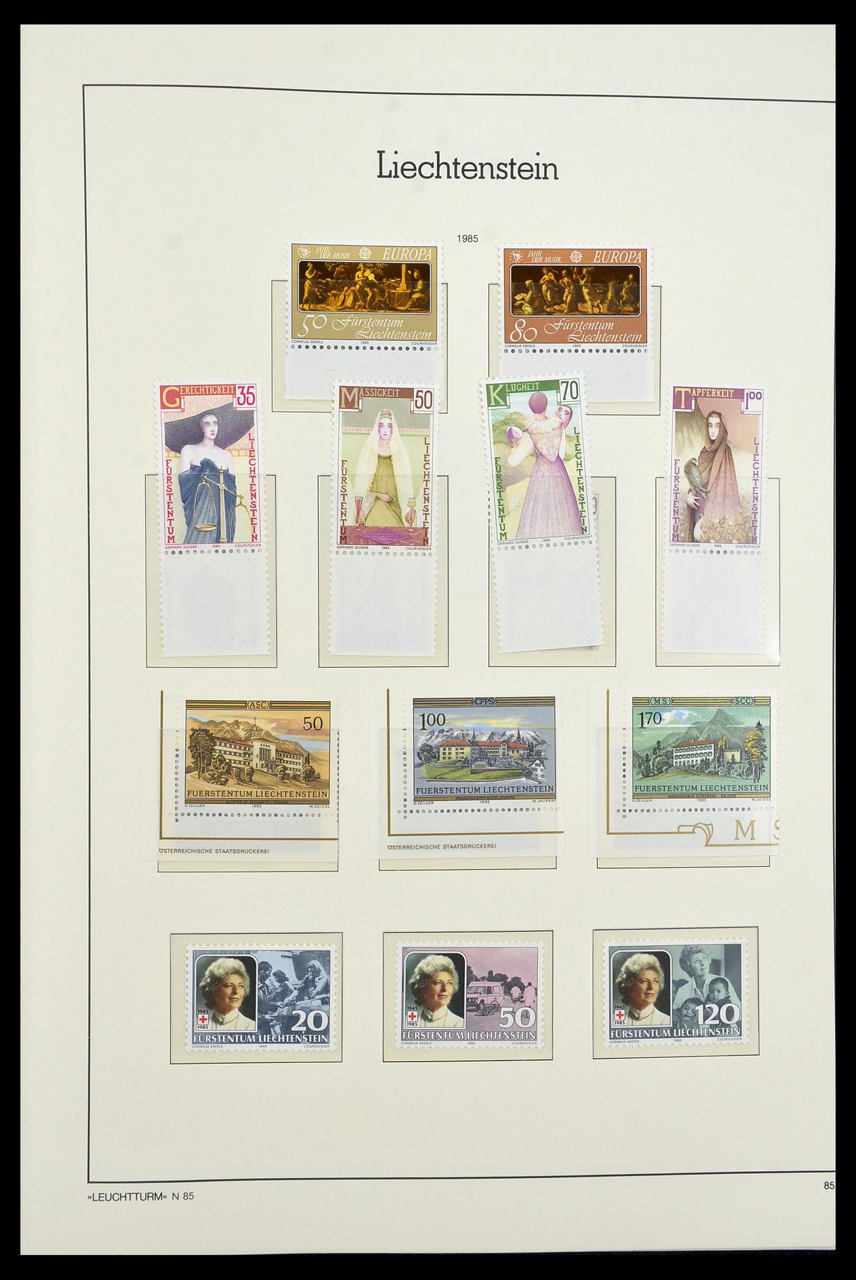 34231 144 - Postzegelverzameling 34231 Liechtenstein 1912-2020!