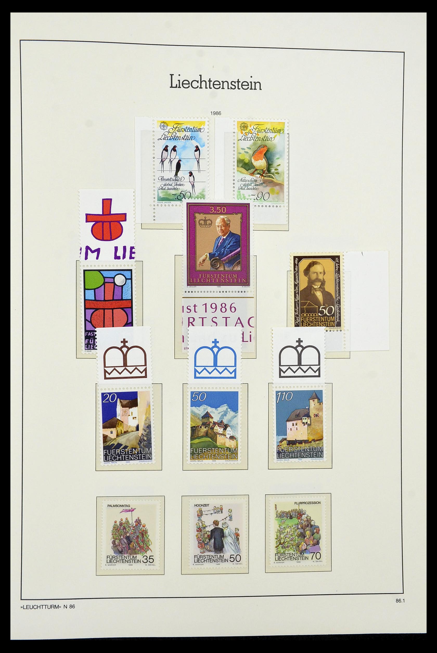 34231 148 - Postzegelverzameling 34231 Liechtenstein 1912-2020!