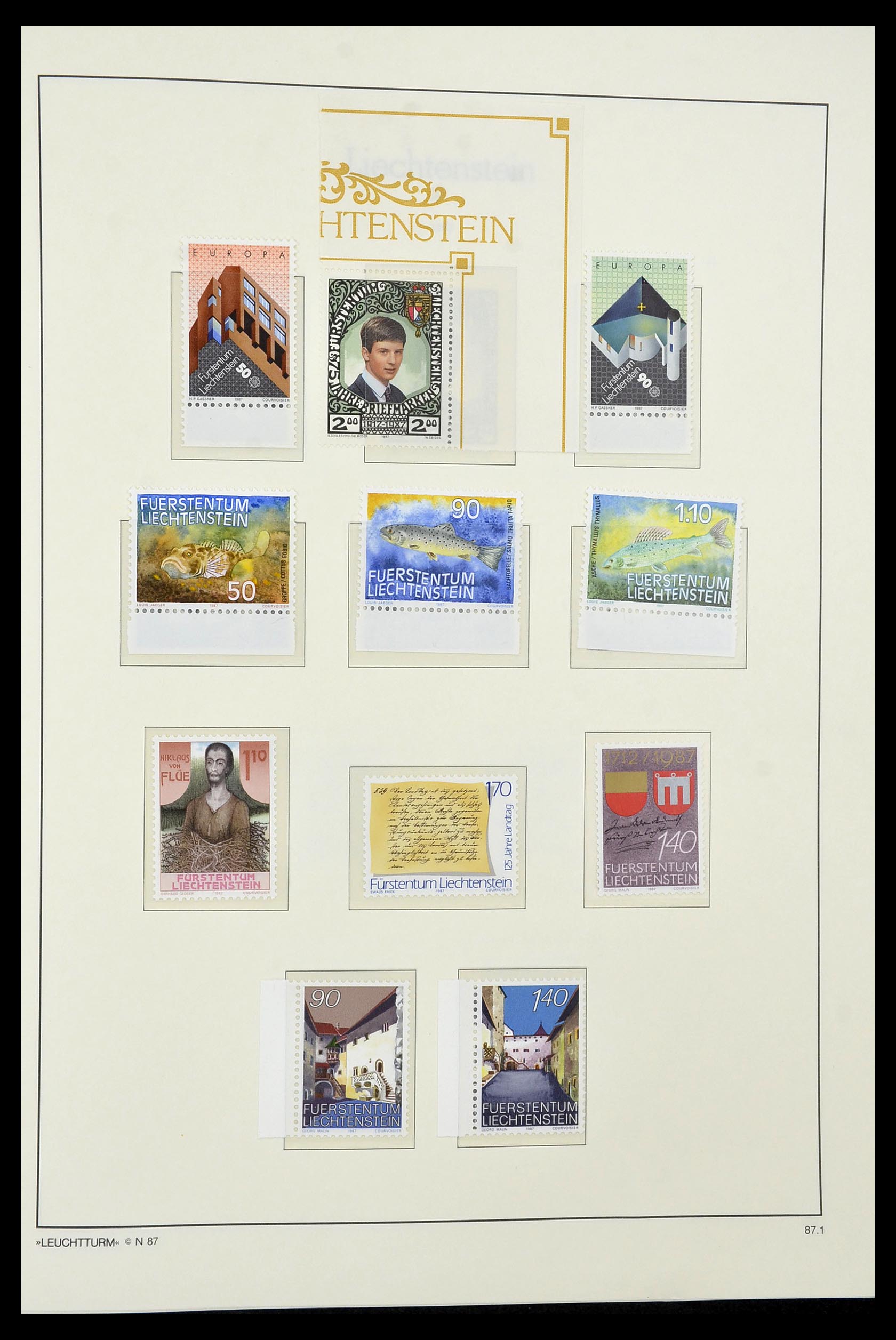 34231 150 - Postzegelverzameling 34231 Liechtenstein 1912-2020!