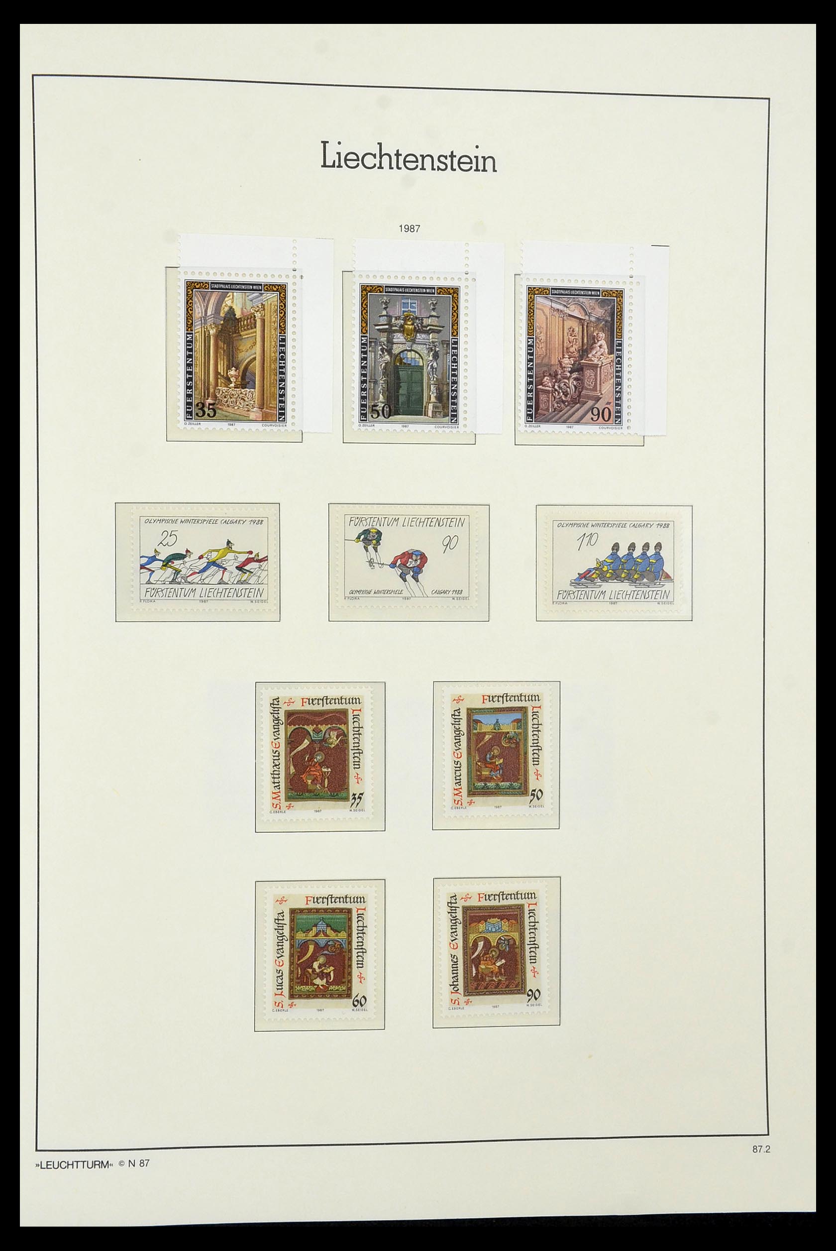34231 151 - Postzegelverzameling 34231 Liechtenstein 1912-2020!