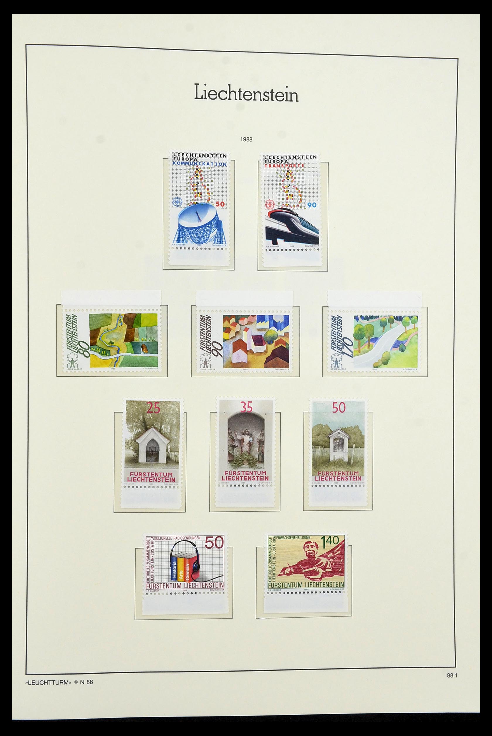 34231 152 - Postzegelverzameling 34231 Liechtenstein 1912-2020!