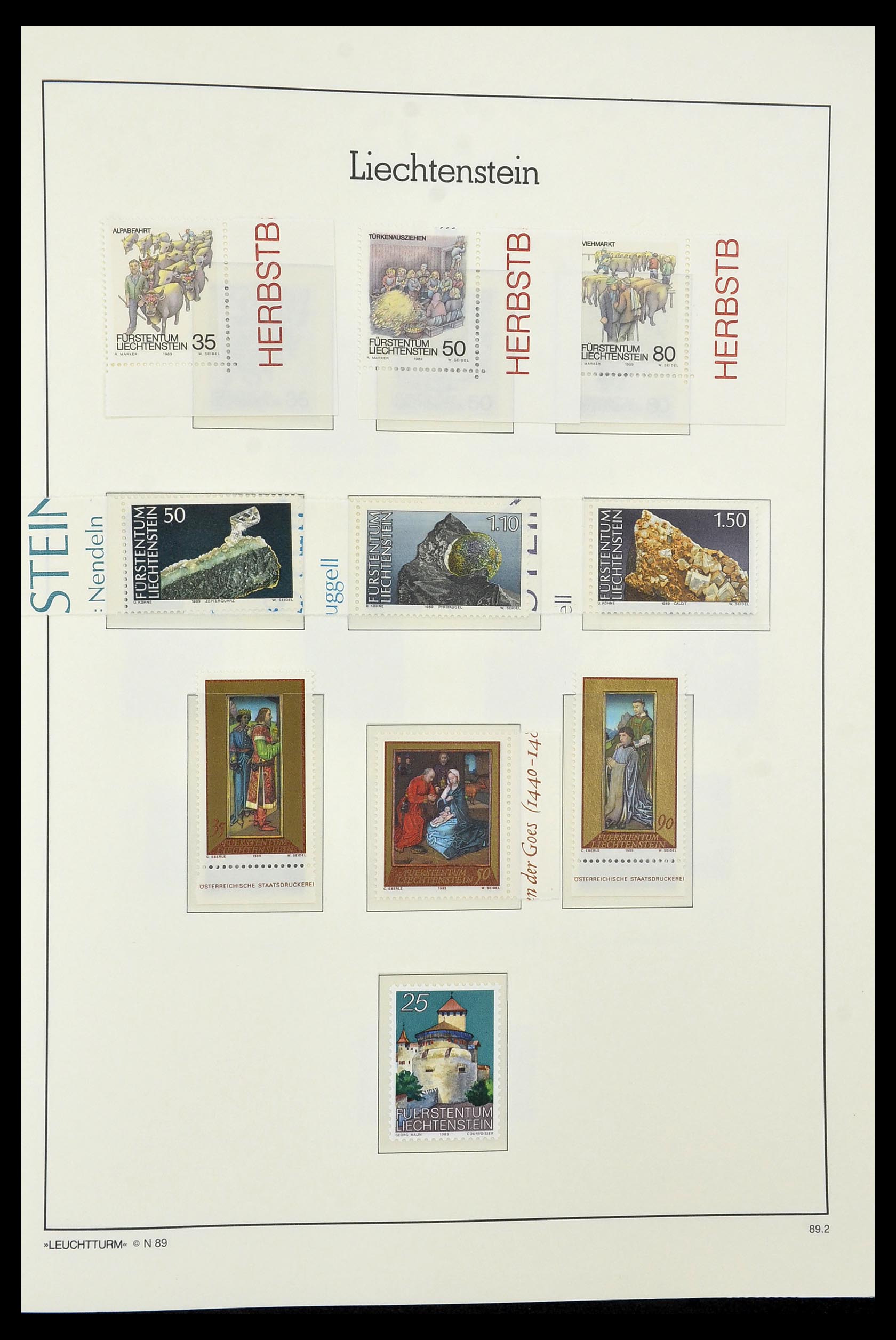 34231 155 - Postzegelverzameling 34231 Liechtenstein 1912-2020!