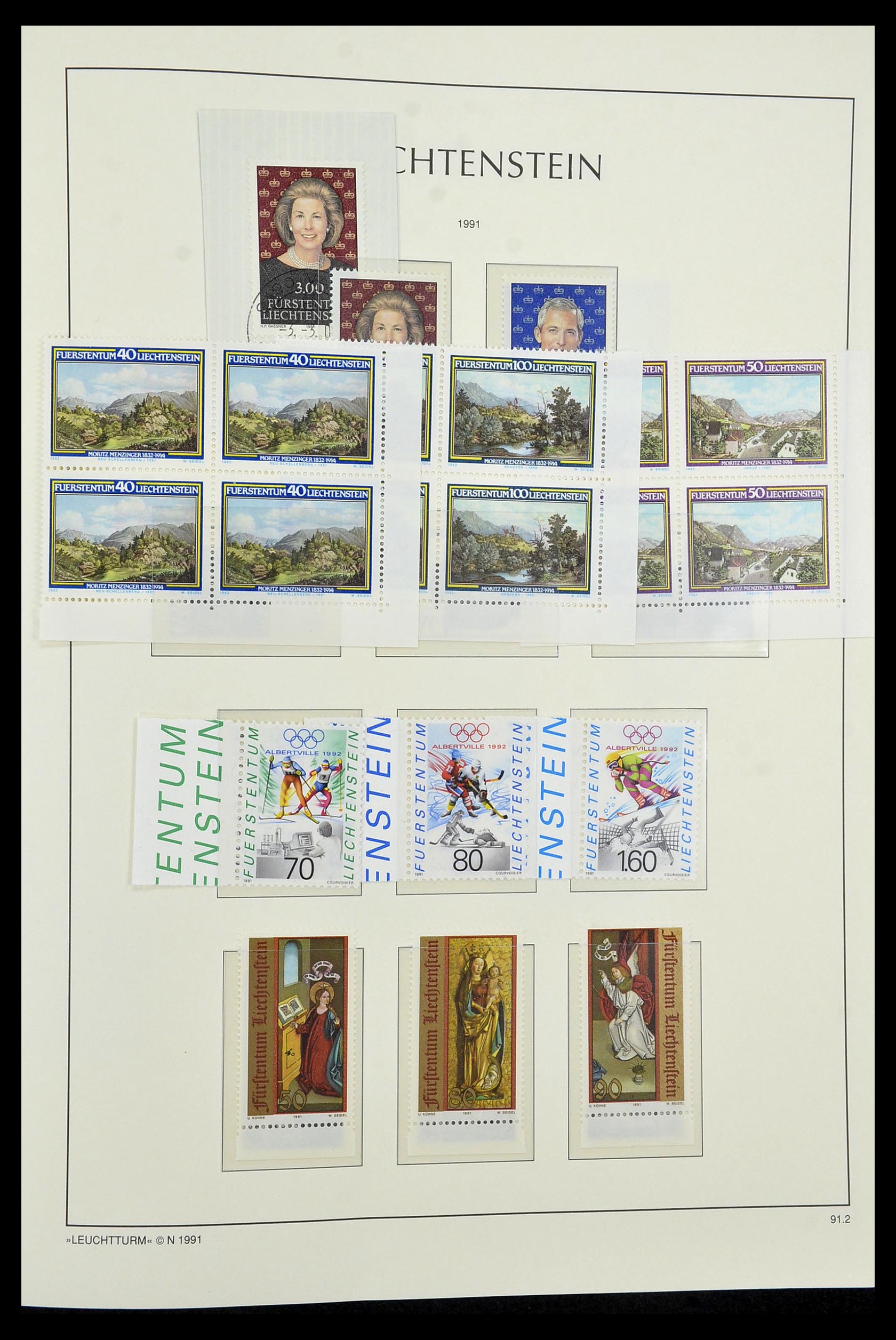 34231 161 - Postzegelverzameling 34231 Liechtenstein 1912-2020!