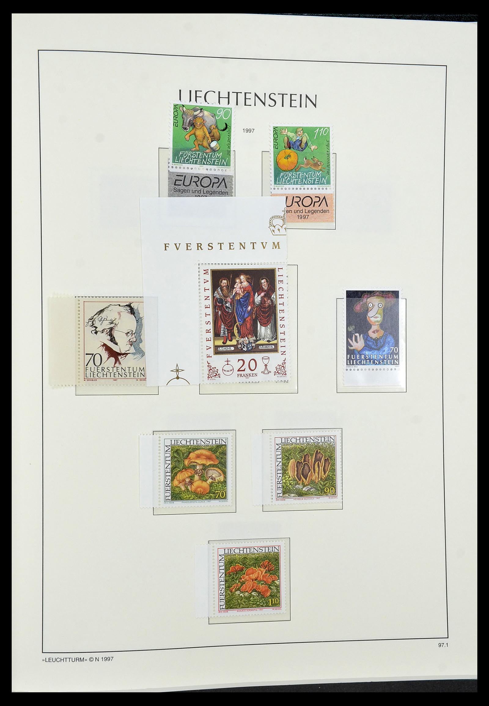 34231 175 - Postzegelverzameling 34231 Liechtenstein 1912-2020!