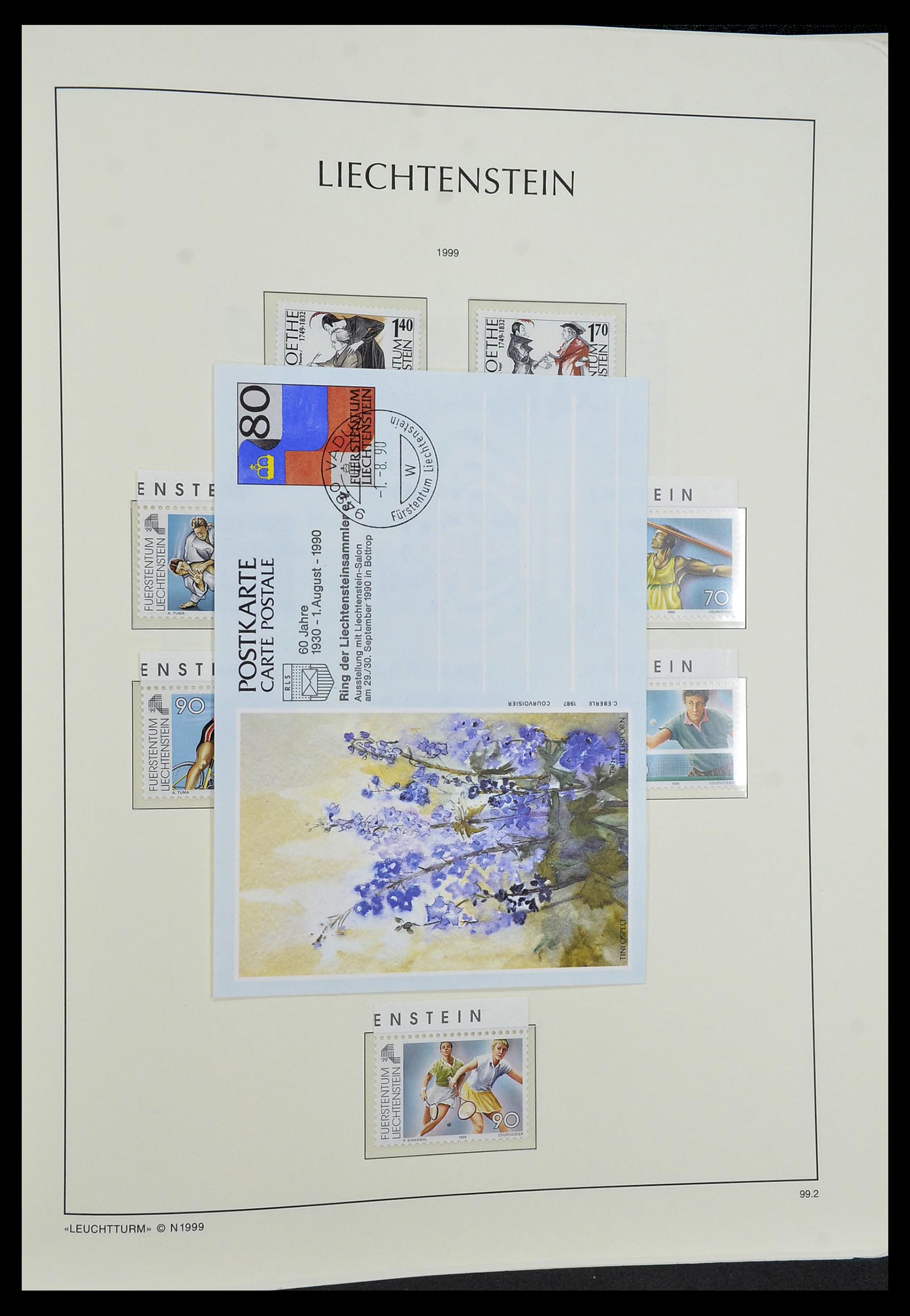 34231 180 - Postzegelverzameling 34231 Liechtenstein 1912-2020!